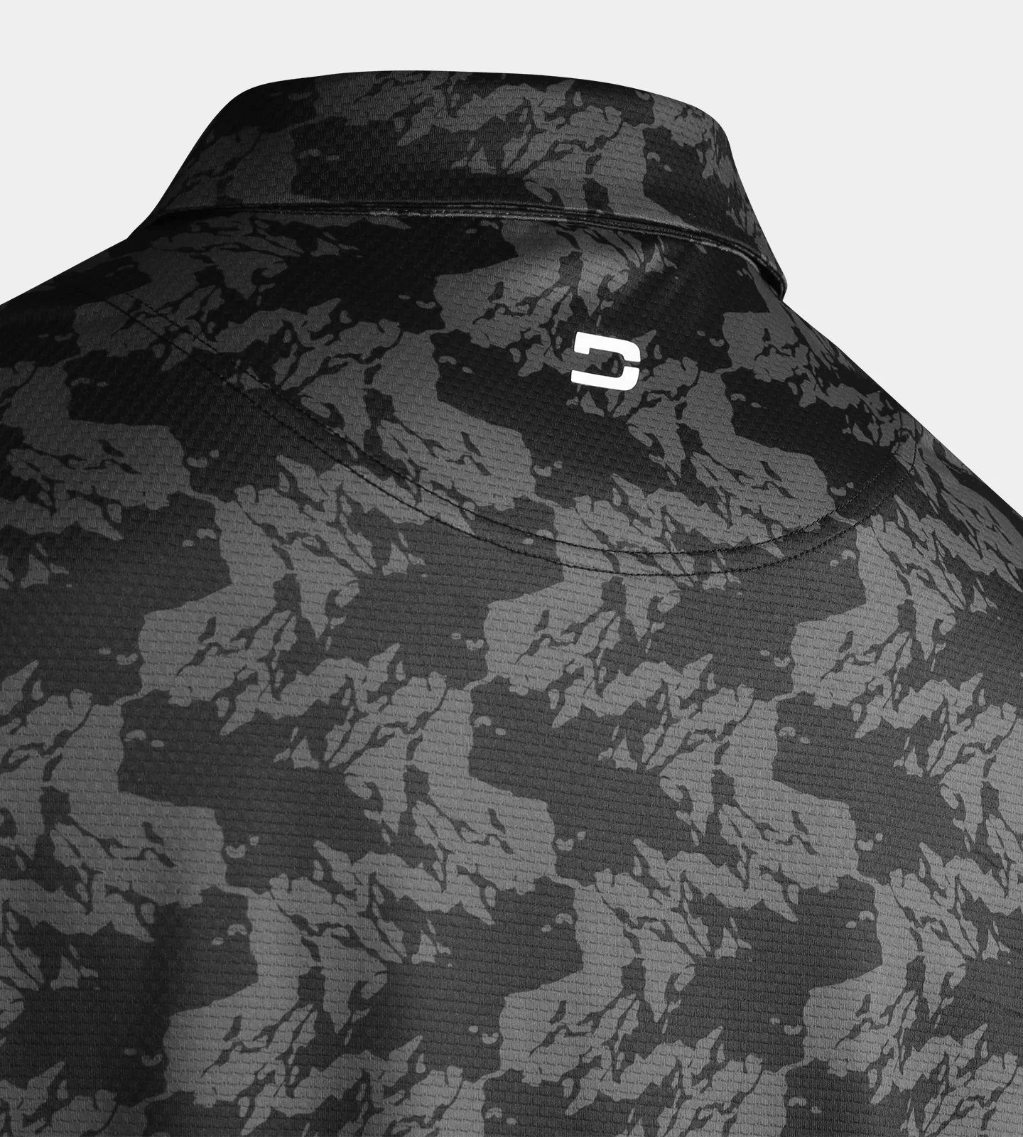 ABSTRACT EMOTIVE POLO - BLACK - Image 7