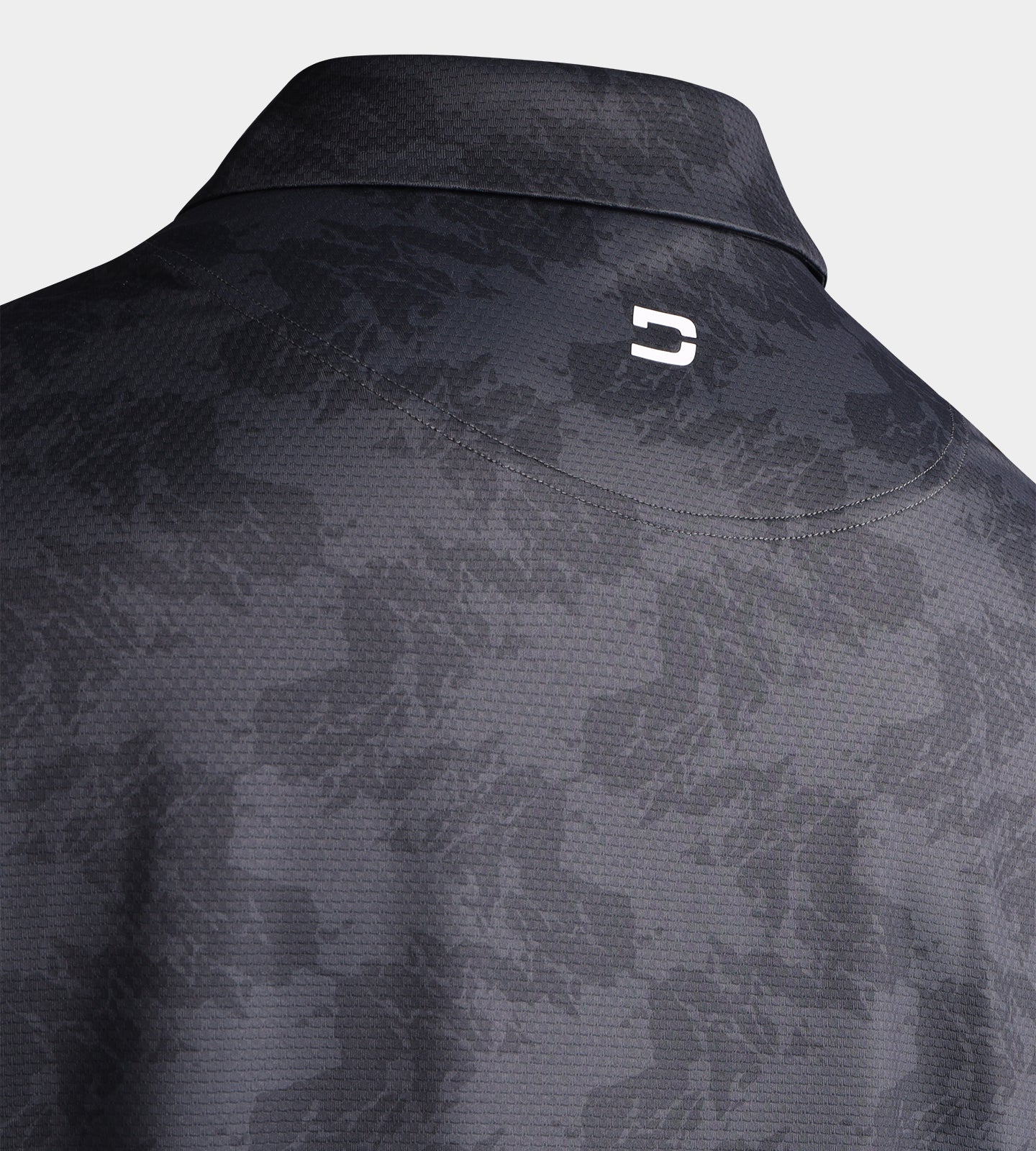 ABSTRACT EMOTIVE POLO - CHARCOAL - Image 7