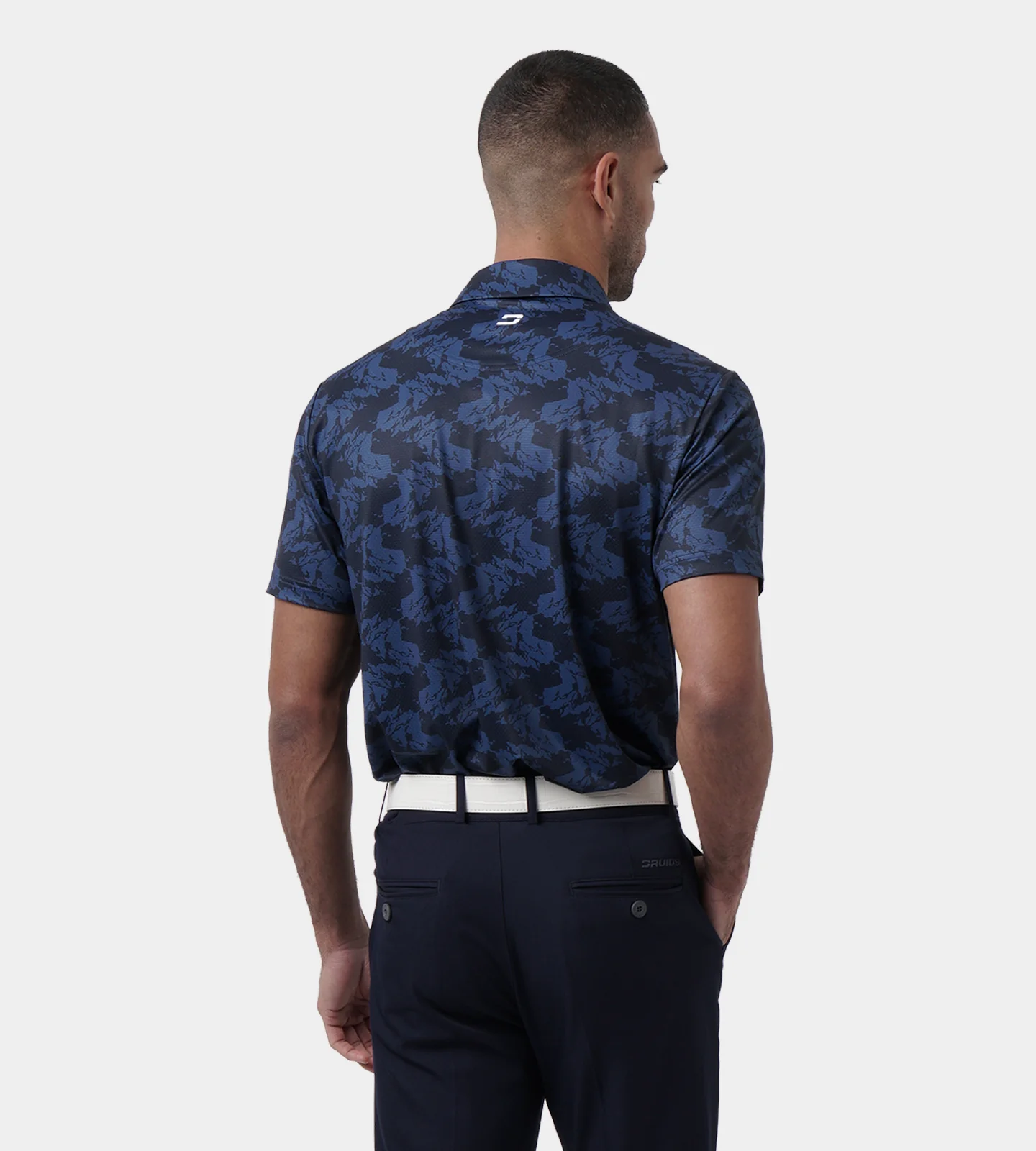 ABSTRACT EMOTIVE POLO - NAVY - Image 5