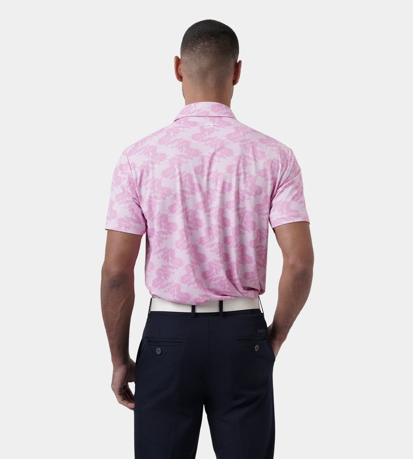 ABSTRACT EMOTIVE POLO - PINK - Image 5