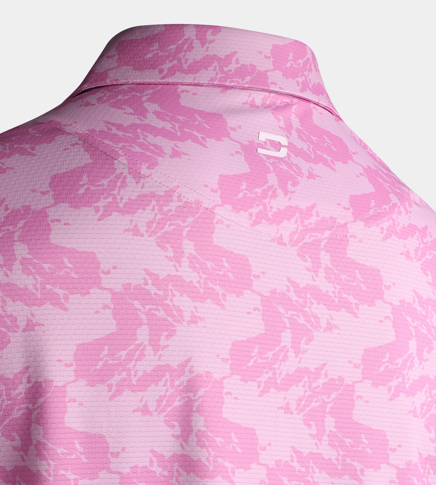 ABSTRACT EMOTIVE POLO - PINK - Image 7