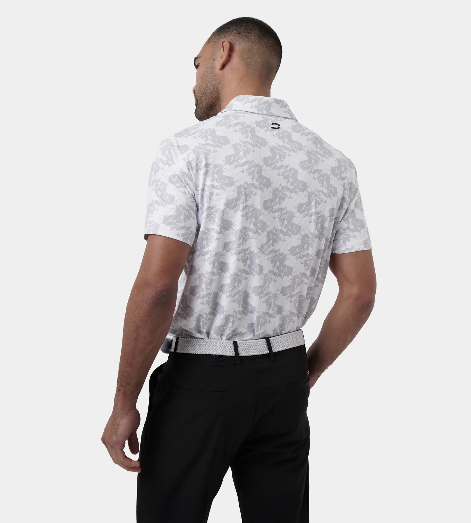 ABSTRACT EMOTIVE POLO - WHITE - Image 5