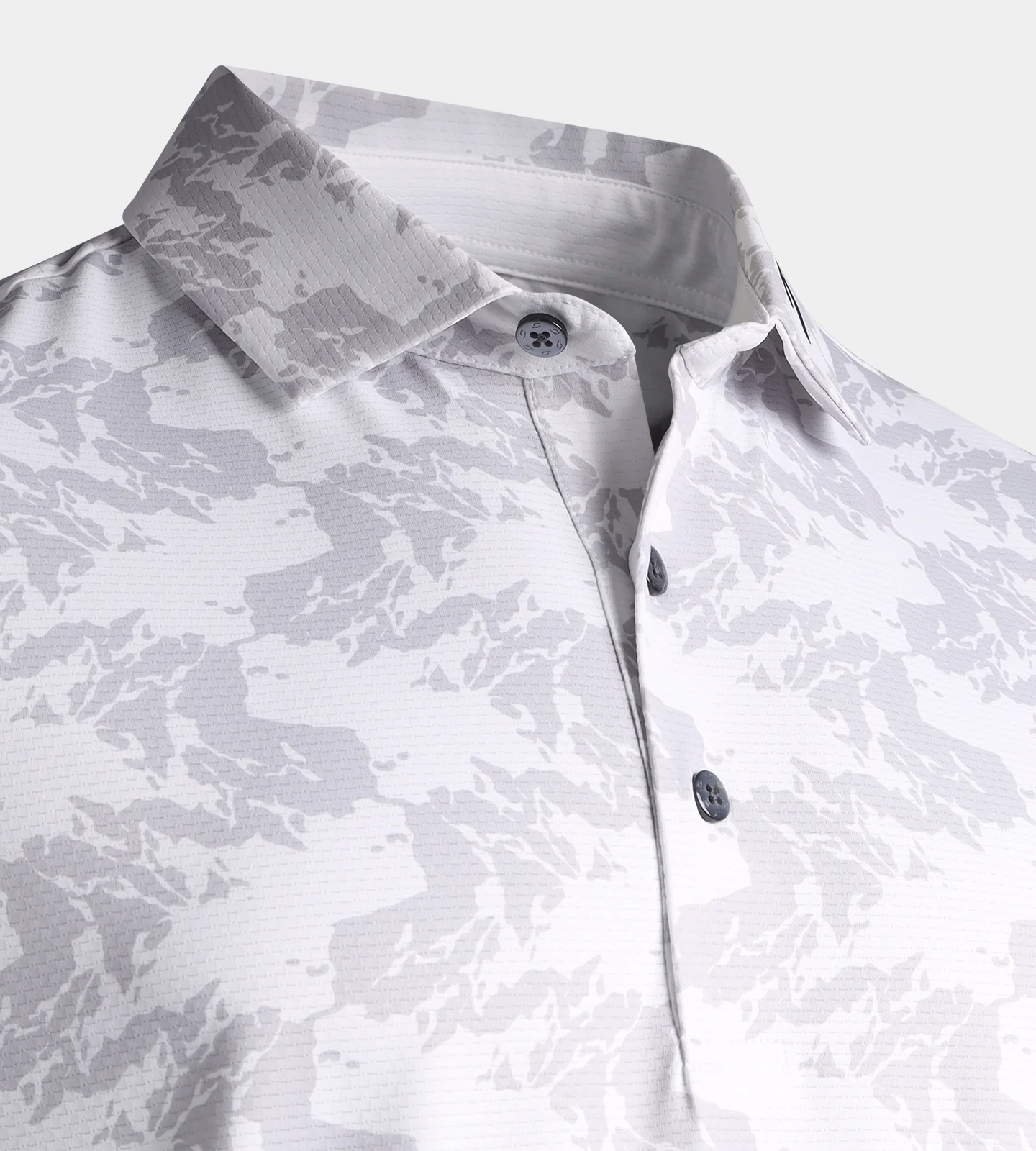 ABSTRACT EMOTIVE POLO - WHITE - Image 6