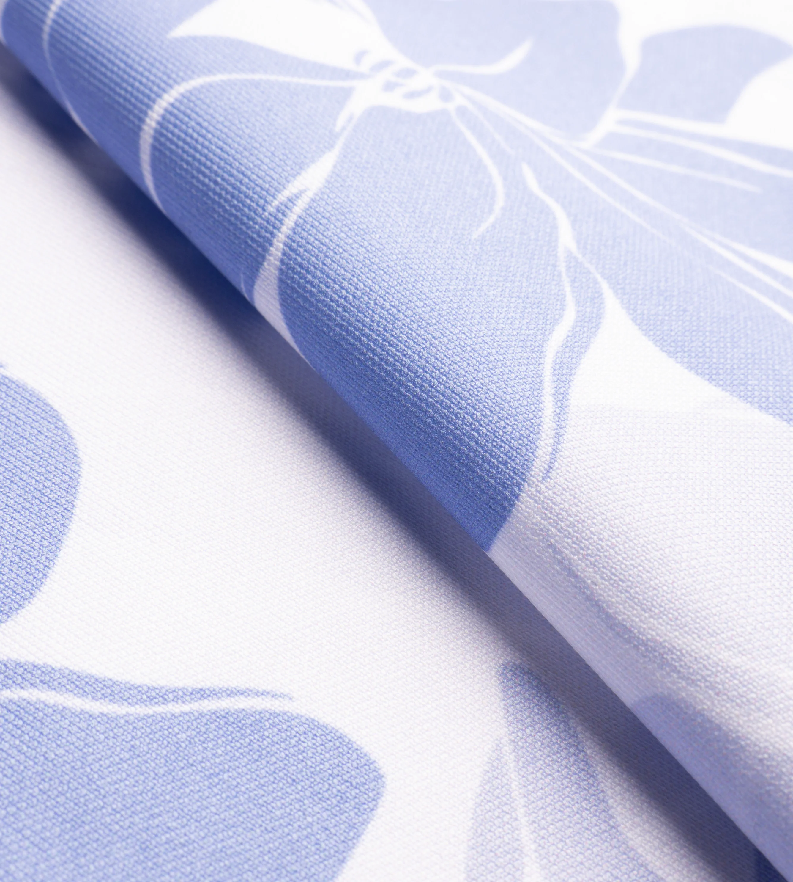 ABSTRACT FLOWER POLO - BLUE - Image 8