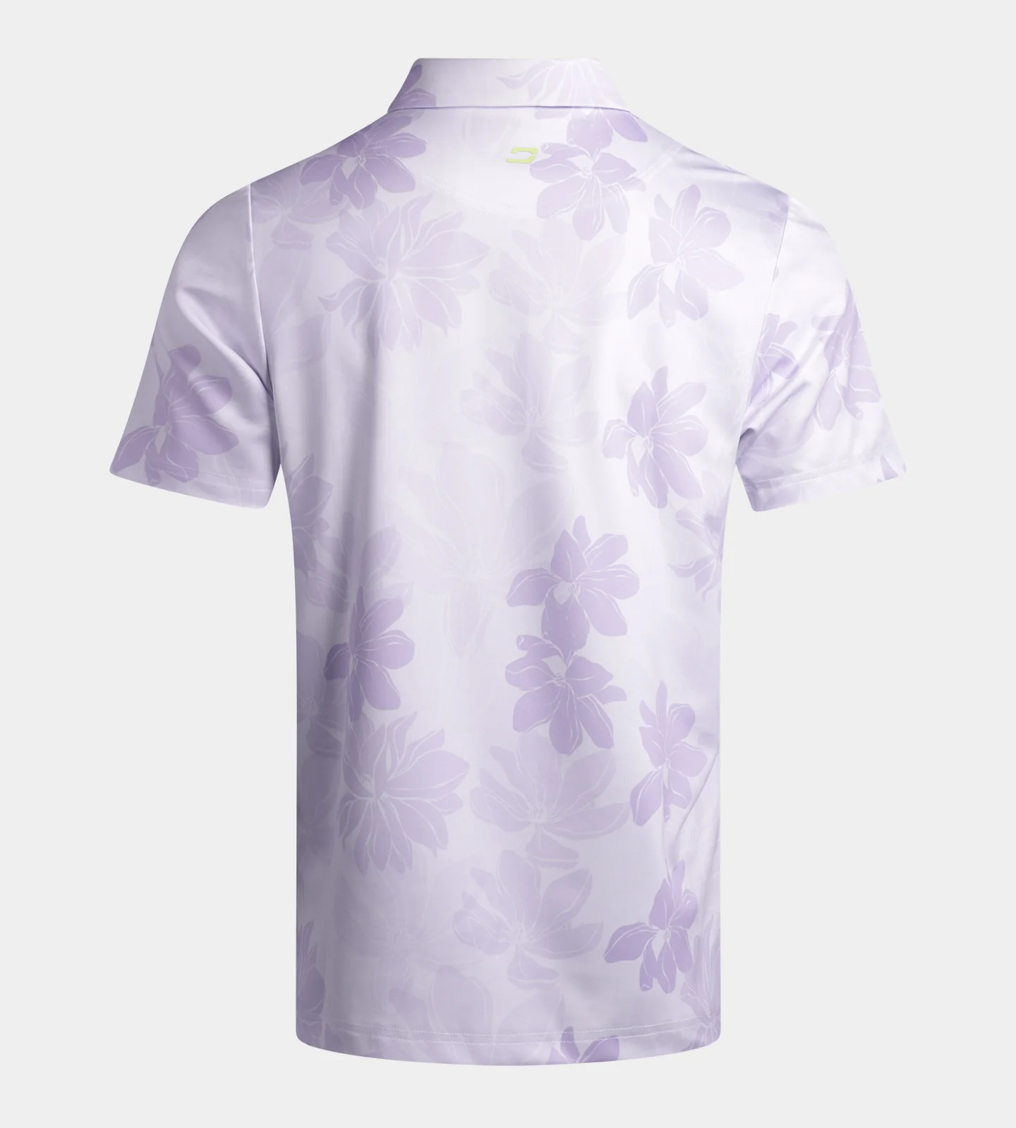 ABSTRACT FLOWER POLO - PURPLE - Image 2