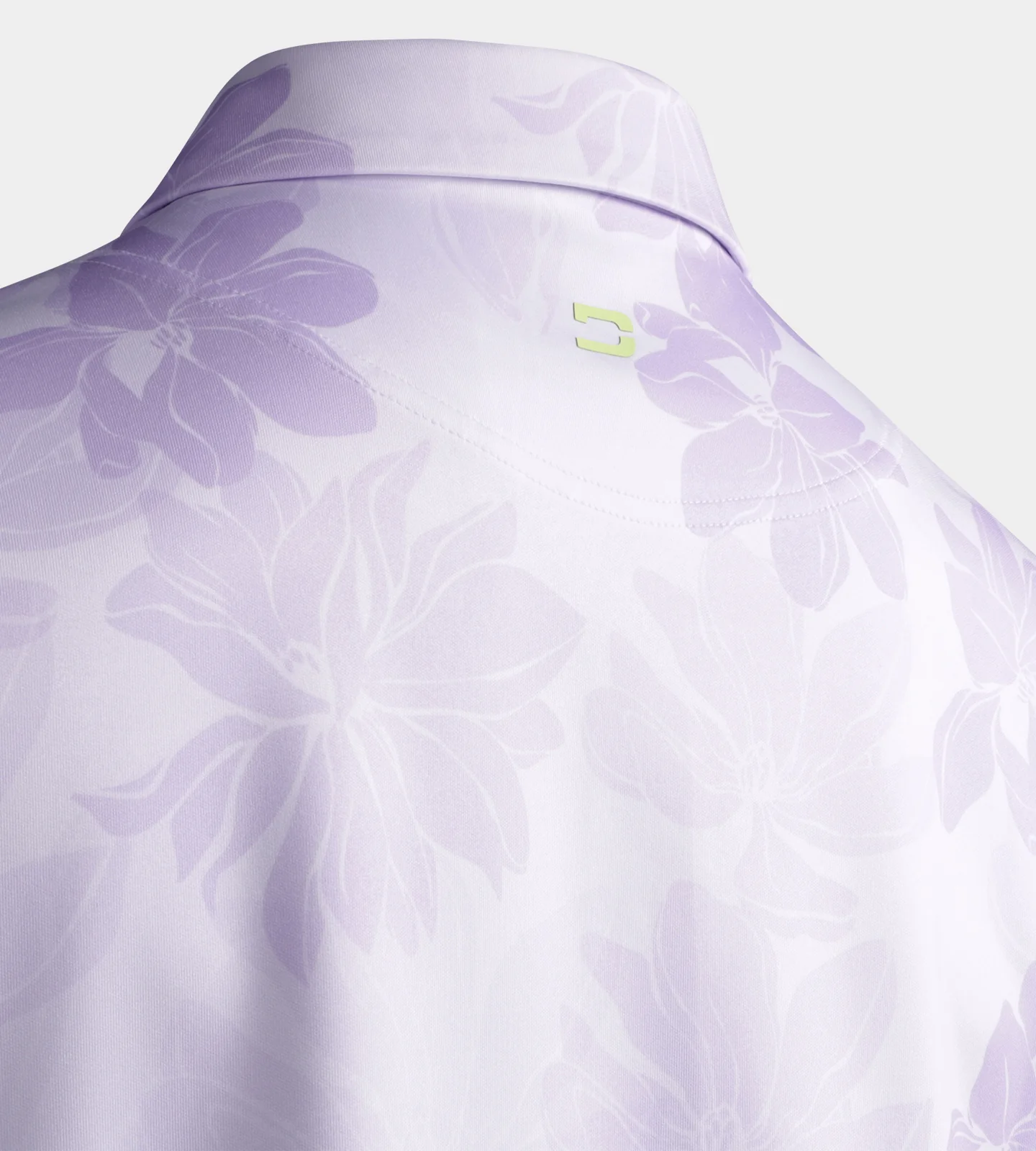 ABSTRACT FLOWER POLO - PURPLE - Image 7