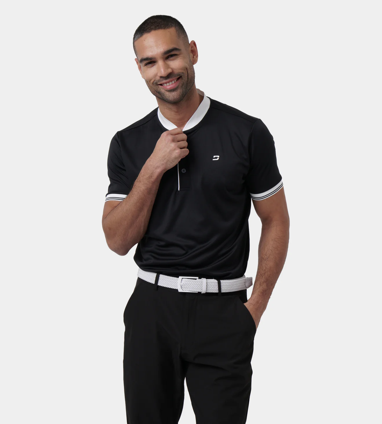 ADAM PRIME POLO - BLACK - Image 3