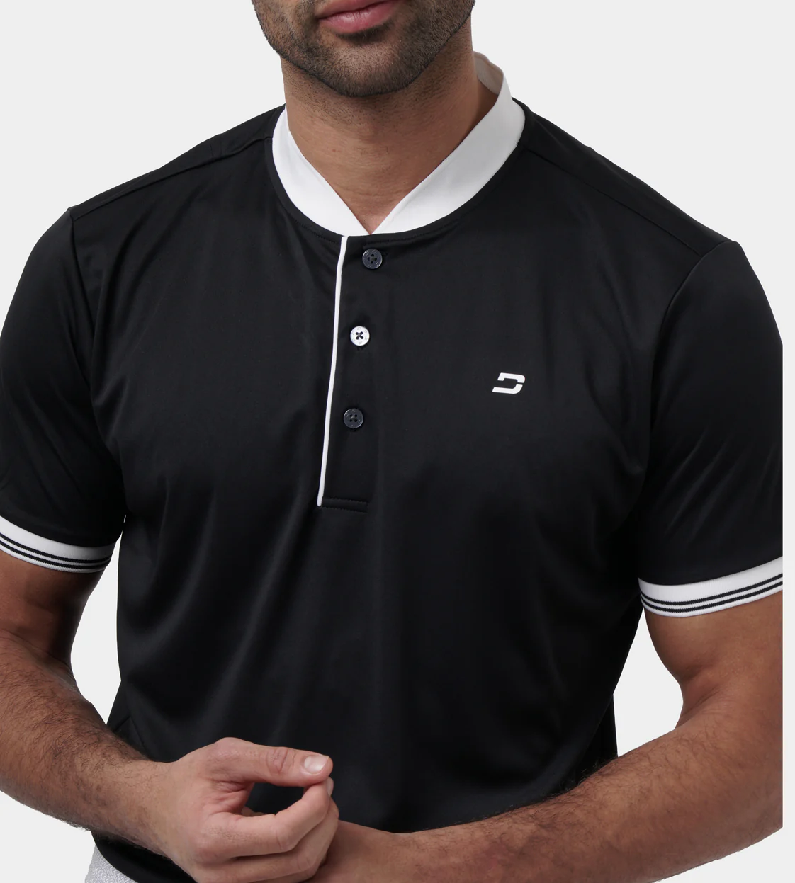 ADAM PRIME POLO - BLACK - Image 4
