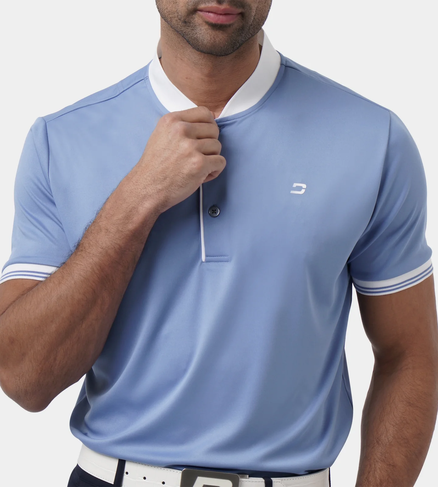 ADAM PRIME POLO - DENIM - Image 4