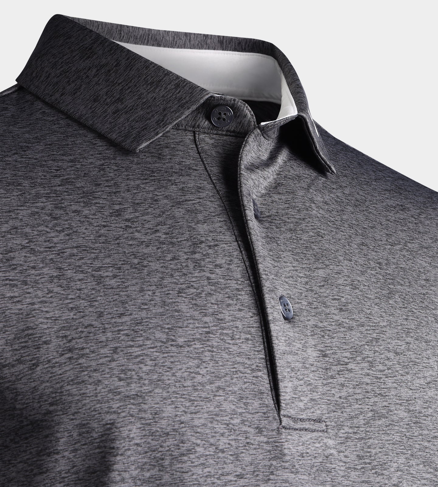 ARDENT FLEECE LINED POLO - BLACK - Image 3