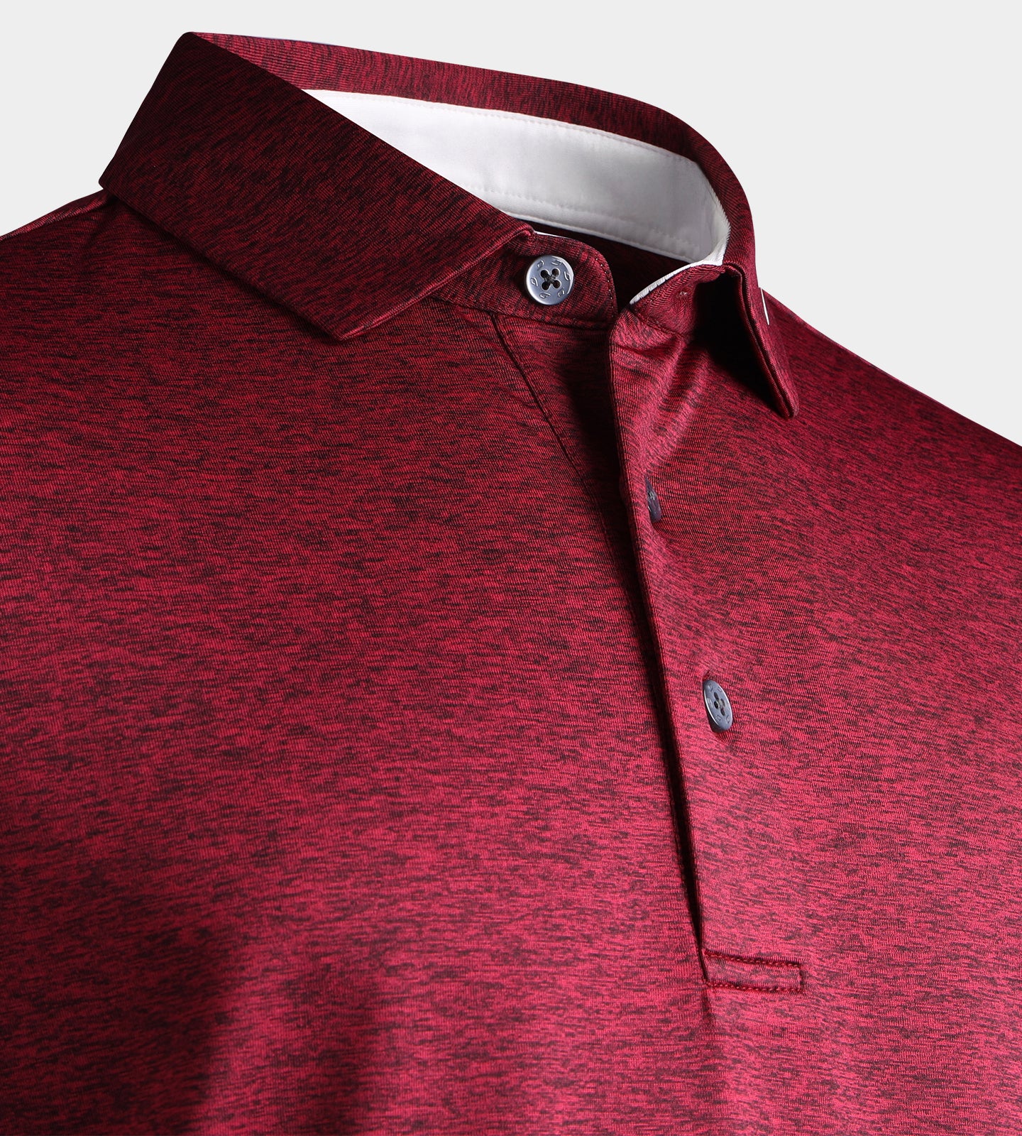 ARDENT FLEECE LINED POLO -BURGUNDY - Image 6