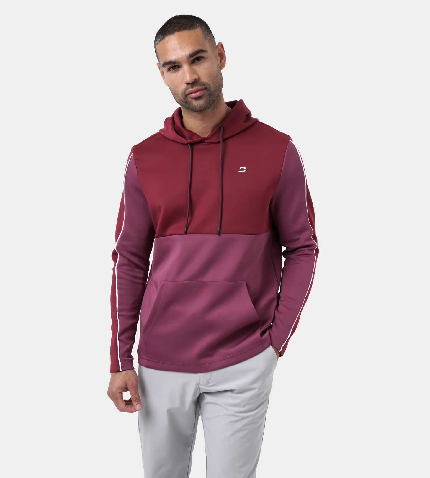 AUGUSTAS HOODIE - BURGUNDY - Image 3