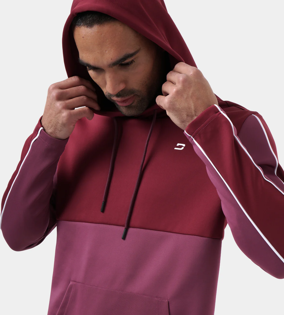 AUGUSTAS HOODIE - BURGUNDY - Image 4