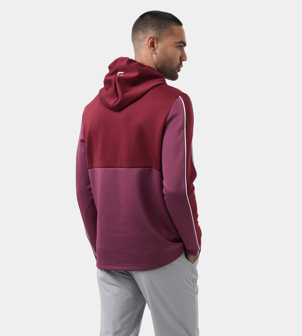 AUGUSTAS HOODIE - BURGUNDY - Image 5