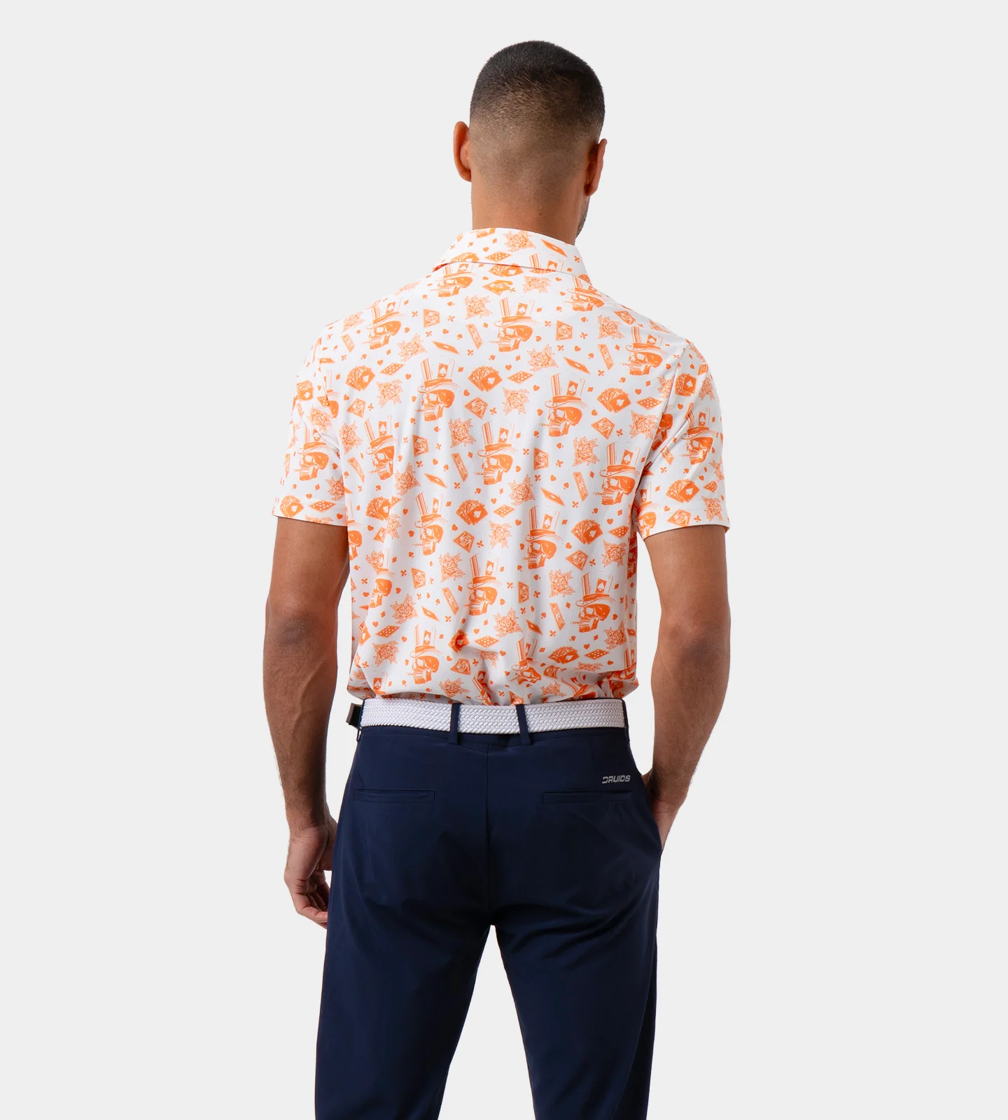 BLACKJACK POLO - WHITE / ORANGE - Image 5