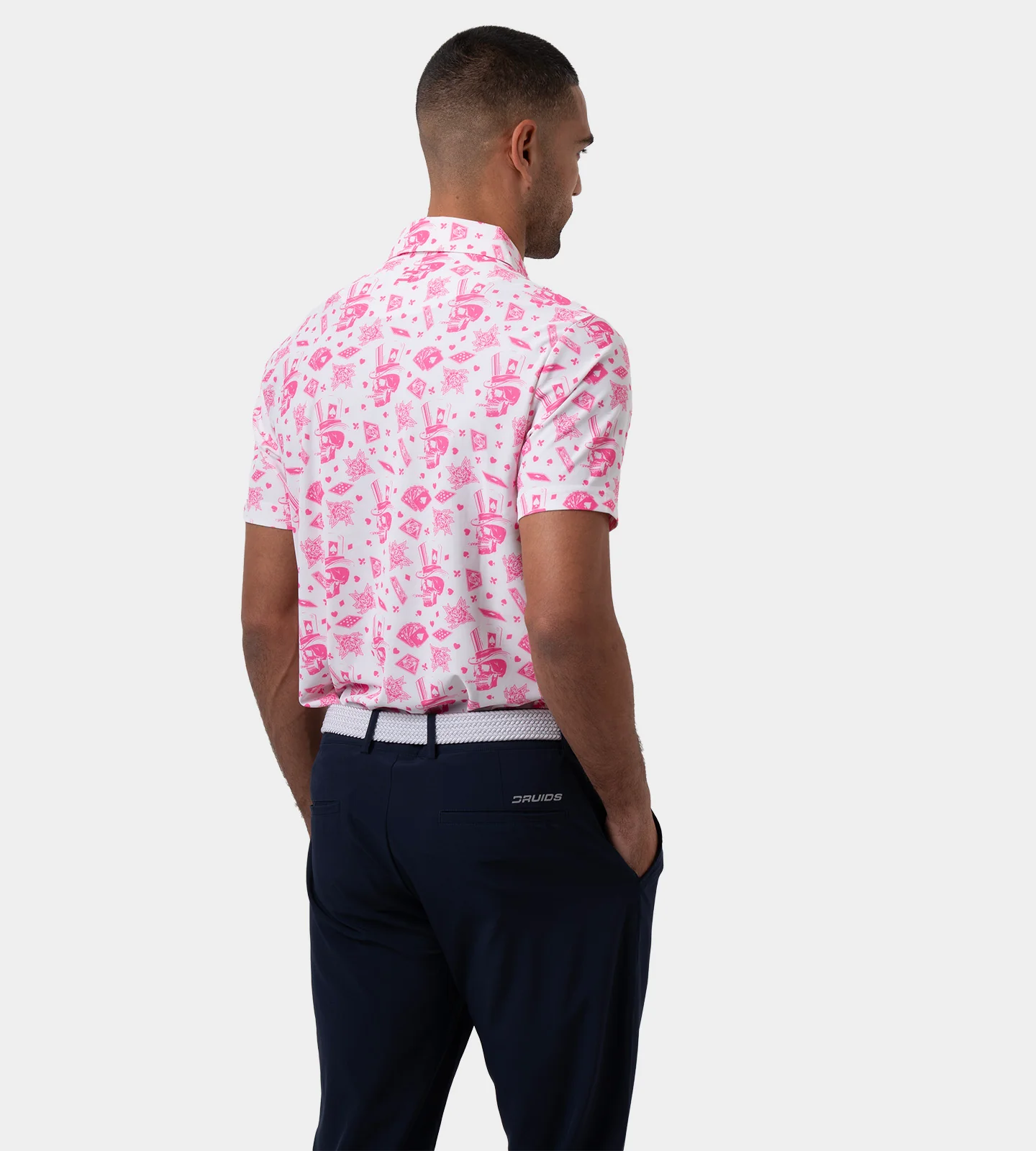 BLACKJACK POLO - WHITE/ PINK - Image 5