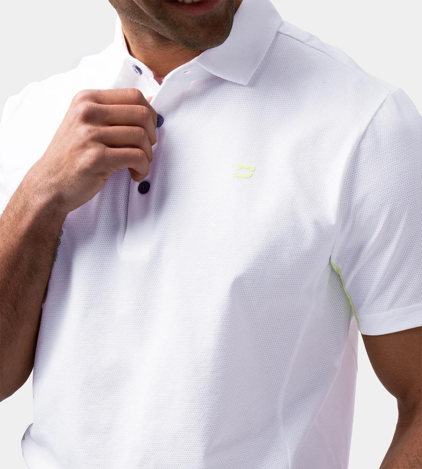 BLACKOUT POLO - WHITE - Image 5