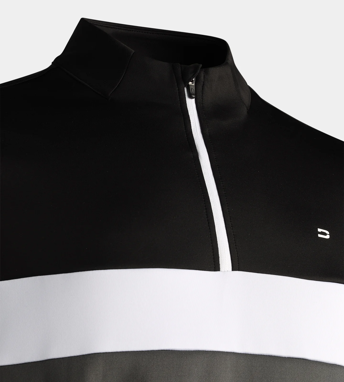BLOCK HALF MIDLAYER - BLACK - Image 3