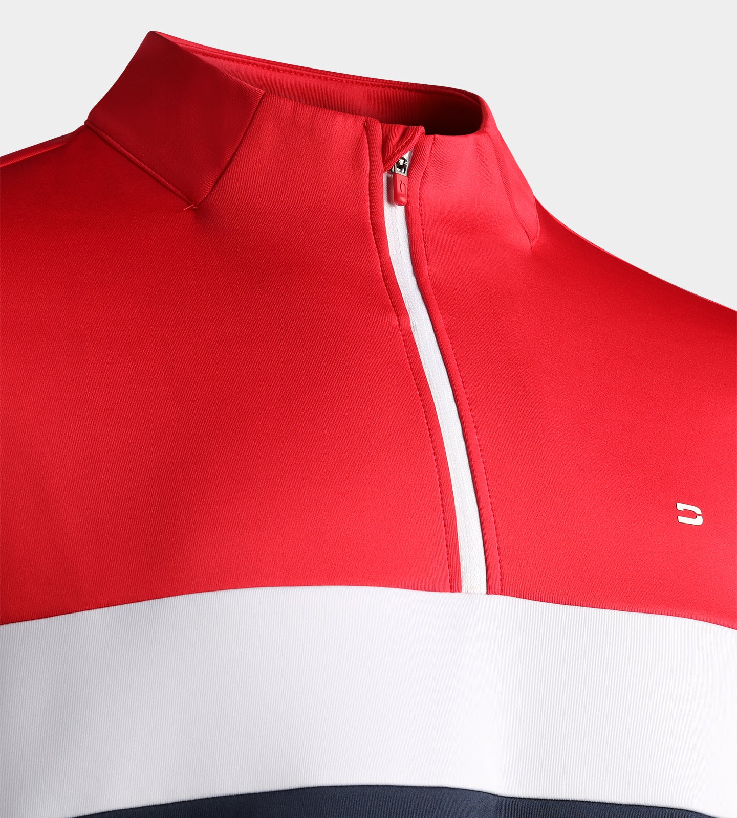 BLOCK HALF MIDLAYER - RED - Image 3