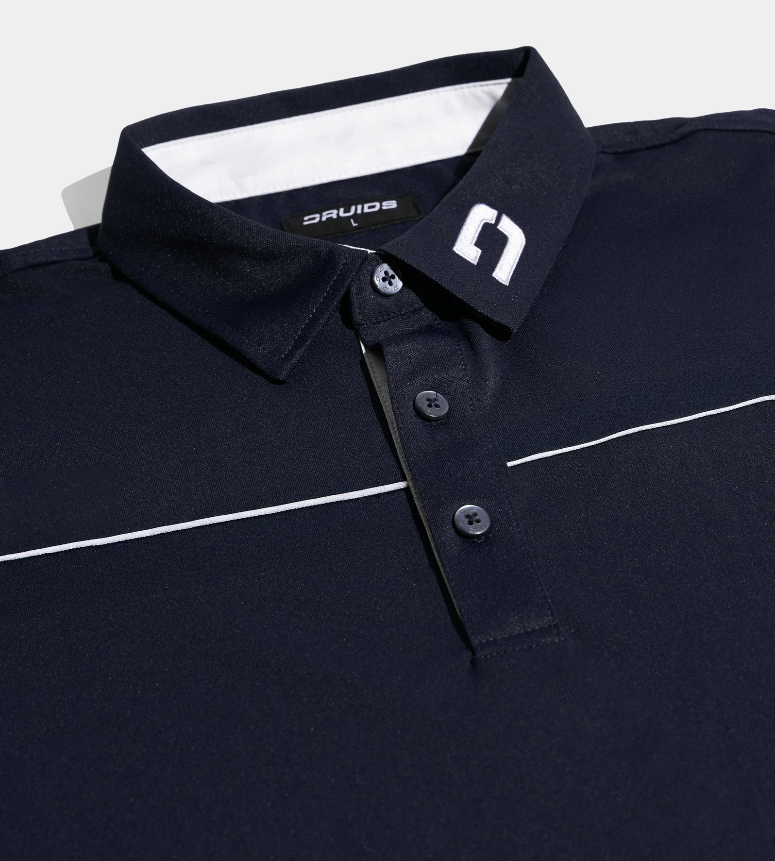 BLOCK PIQUE POLO - NAVY - Image 4