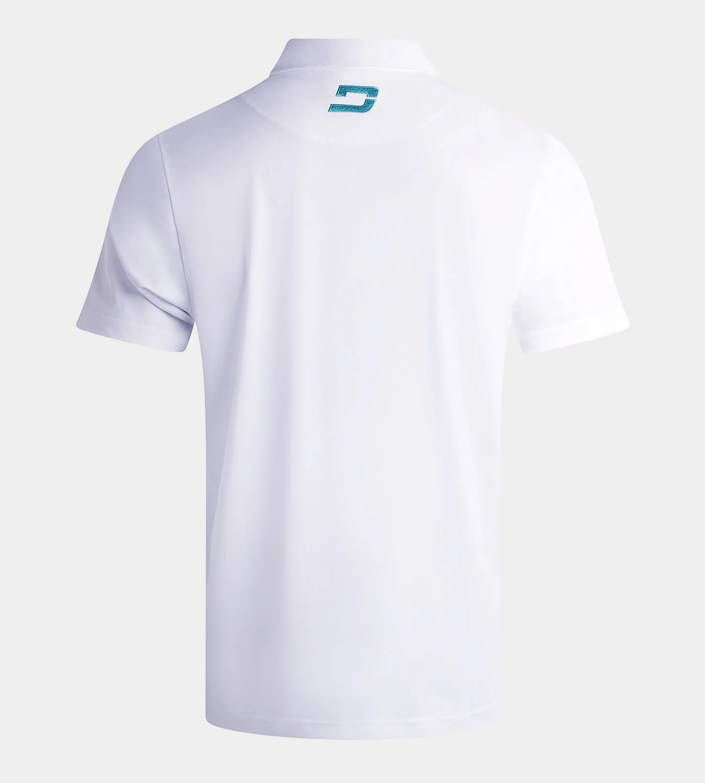 BLOCK PIQUE POLO - WHITE - Image 2