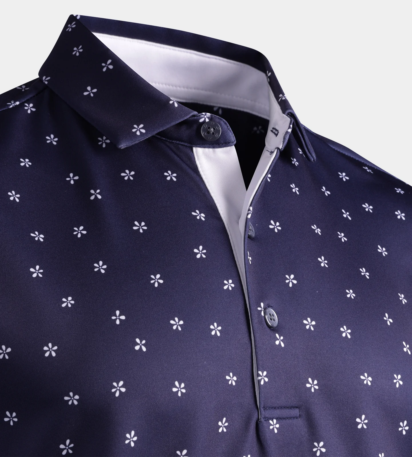 BLOSSOM POLO - NAVY - Image 3