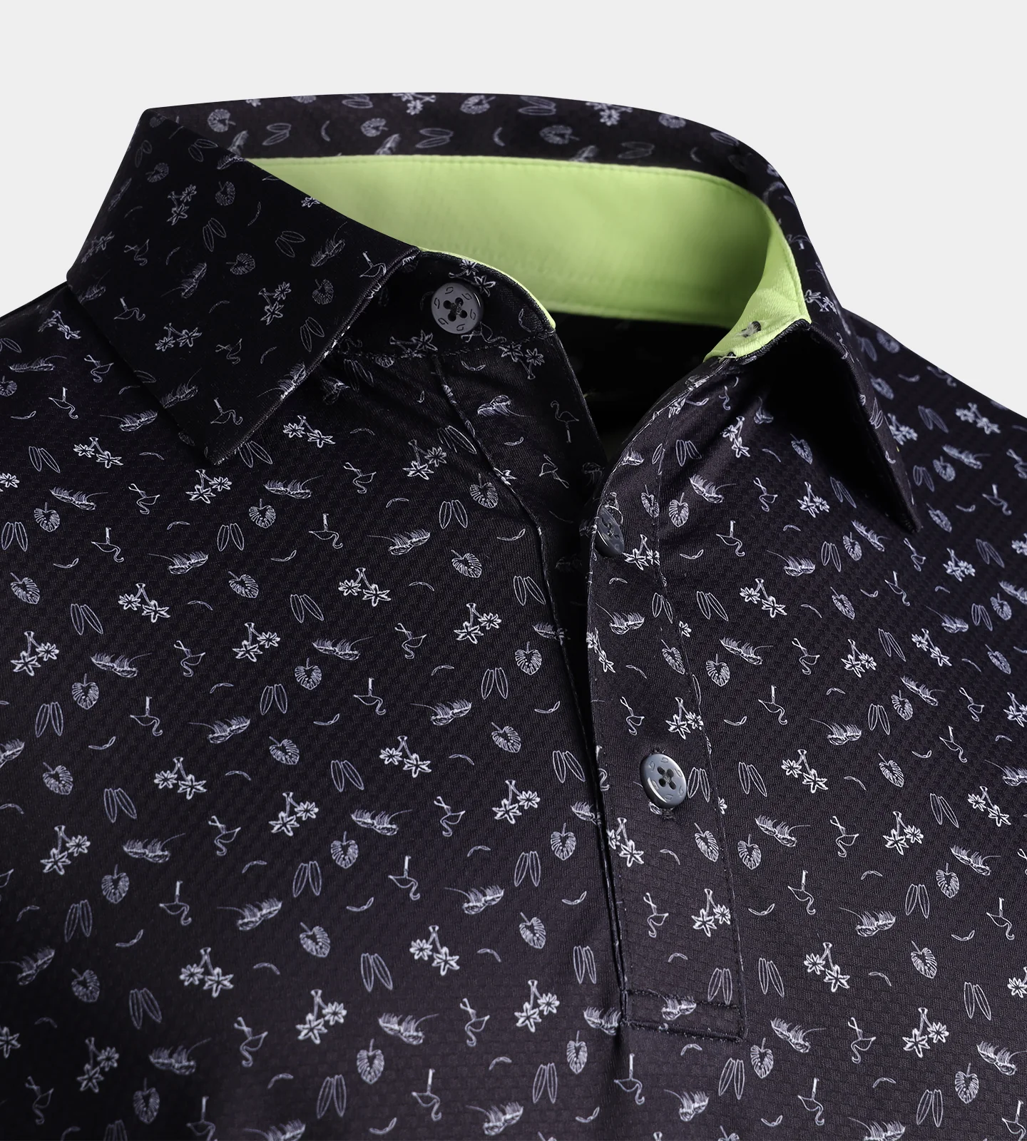 CALIFORNIA POLO - BLACK - Image 3