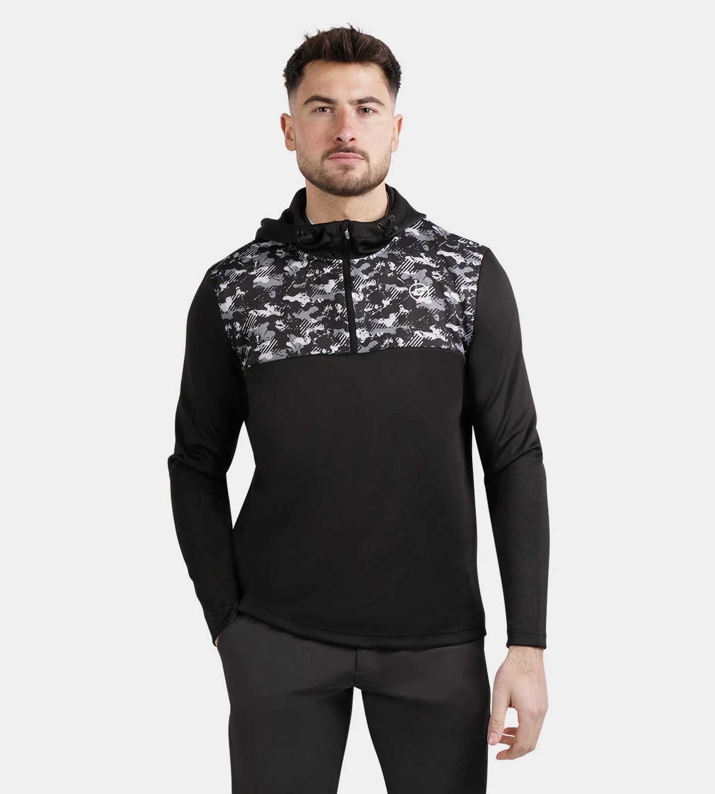 CAMO HOODIE - BLACK - Image 3