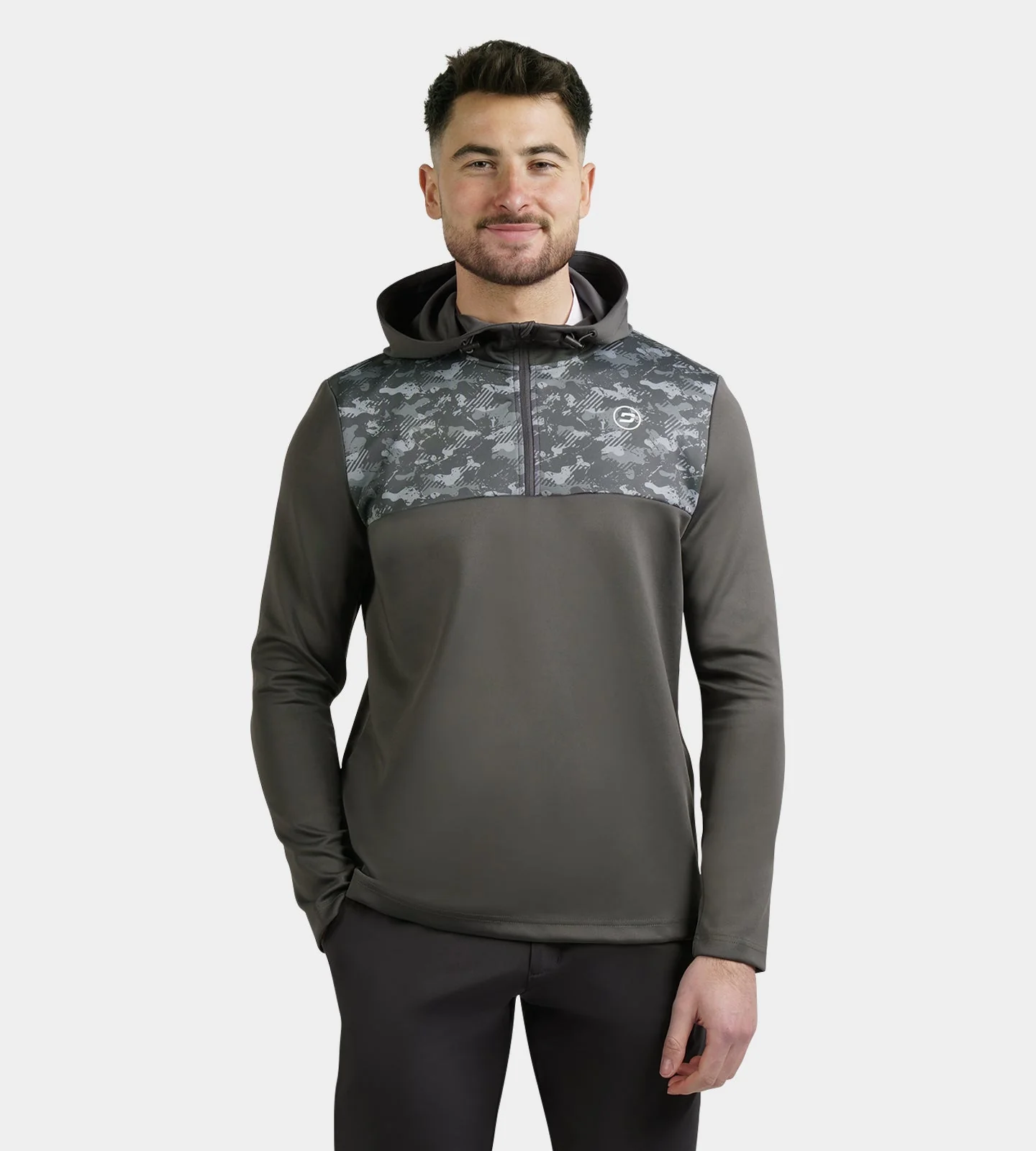 CAMO HOODIE - CHARCOAL - Image 3