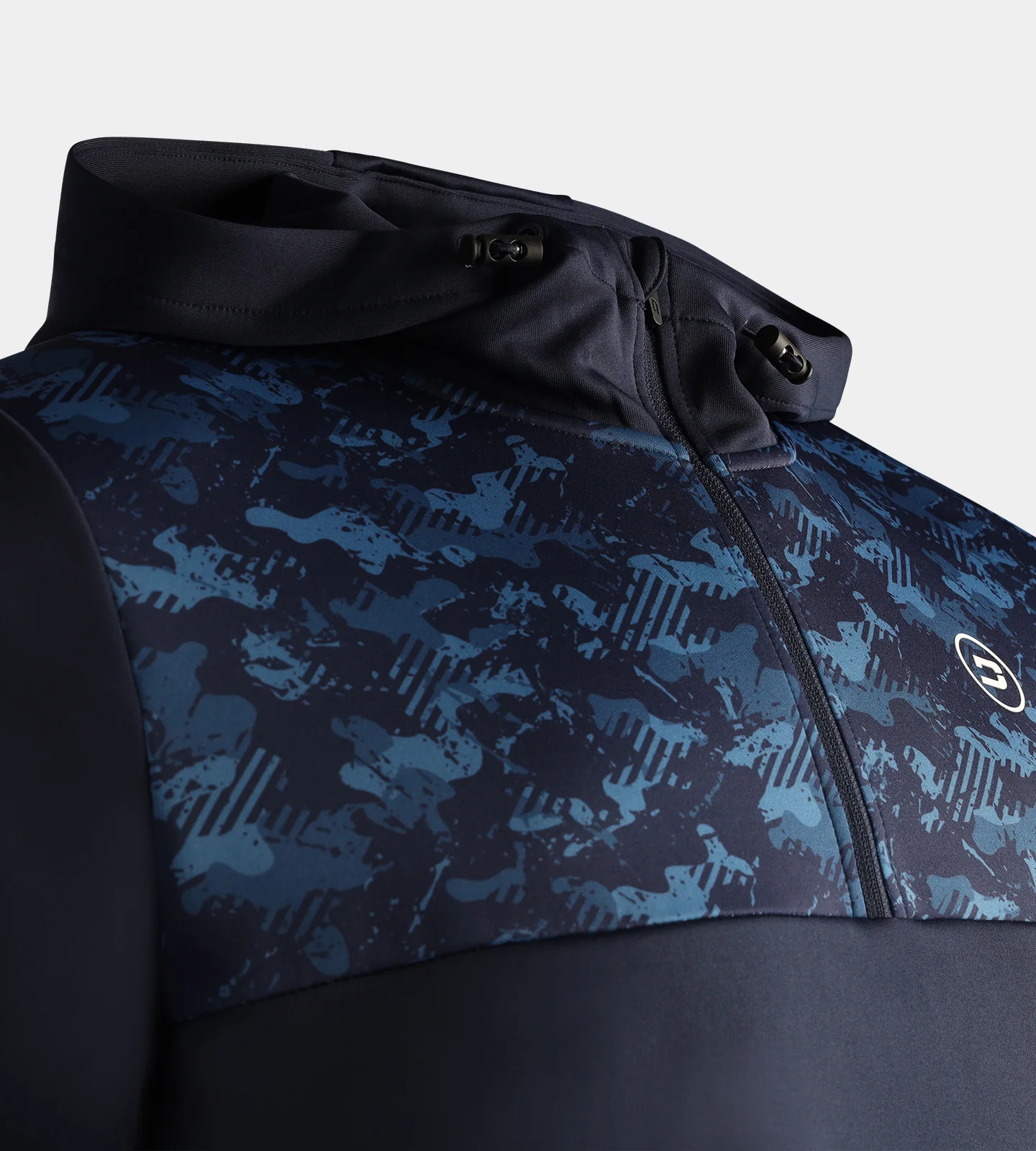CAMO HOODIE - NAVY - Image 3