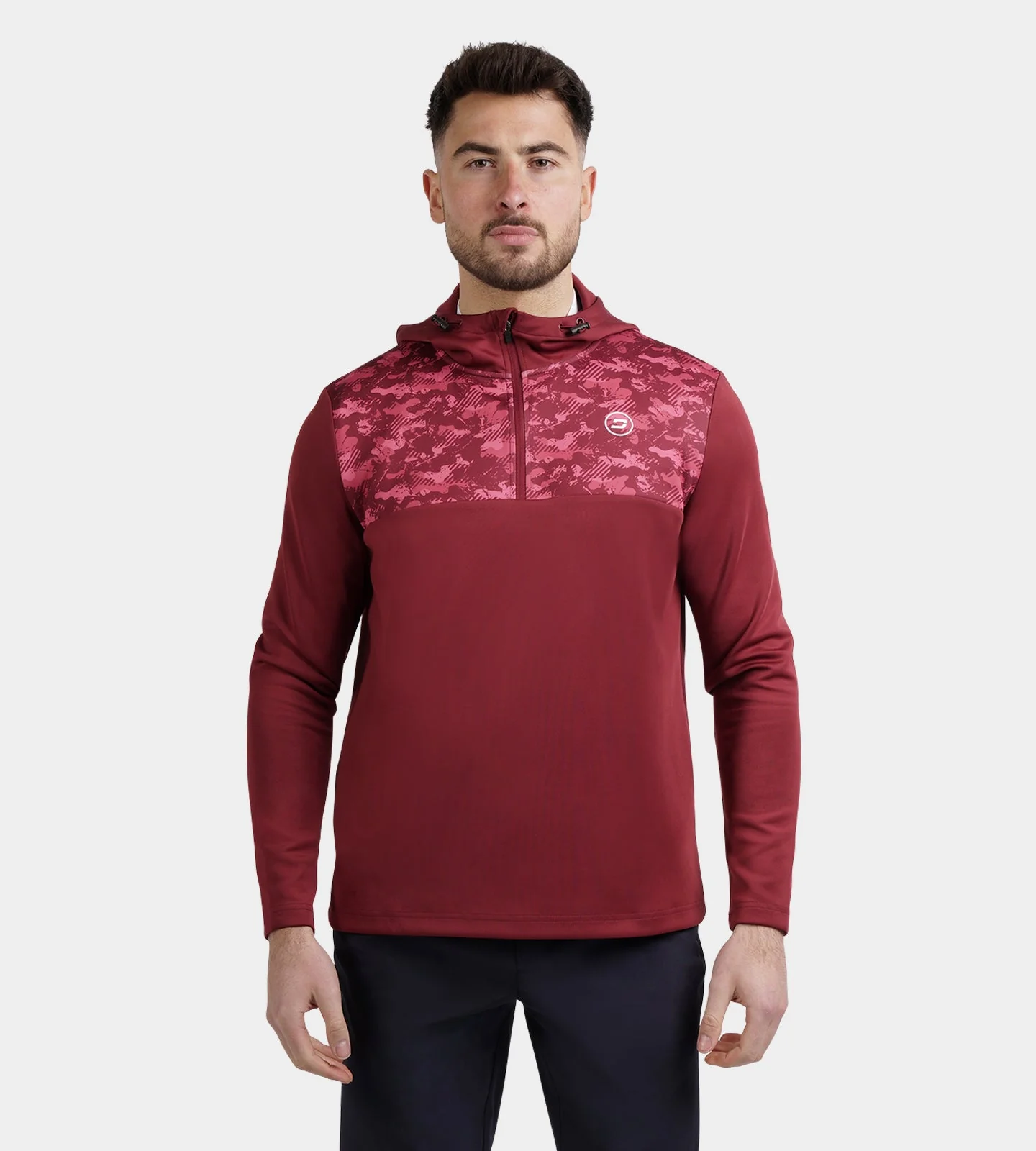 CAMO HOODIE - RED - Image 3