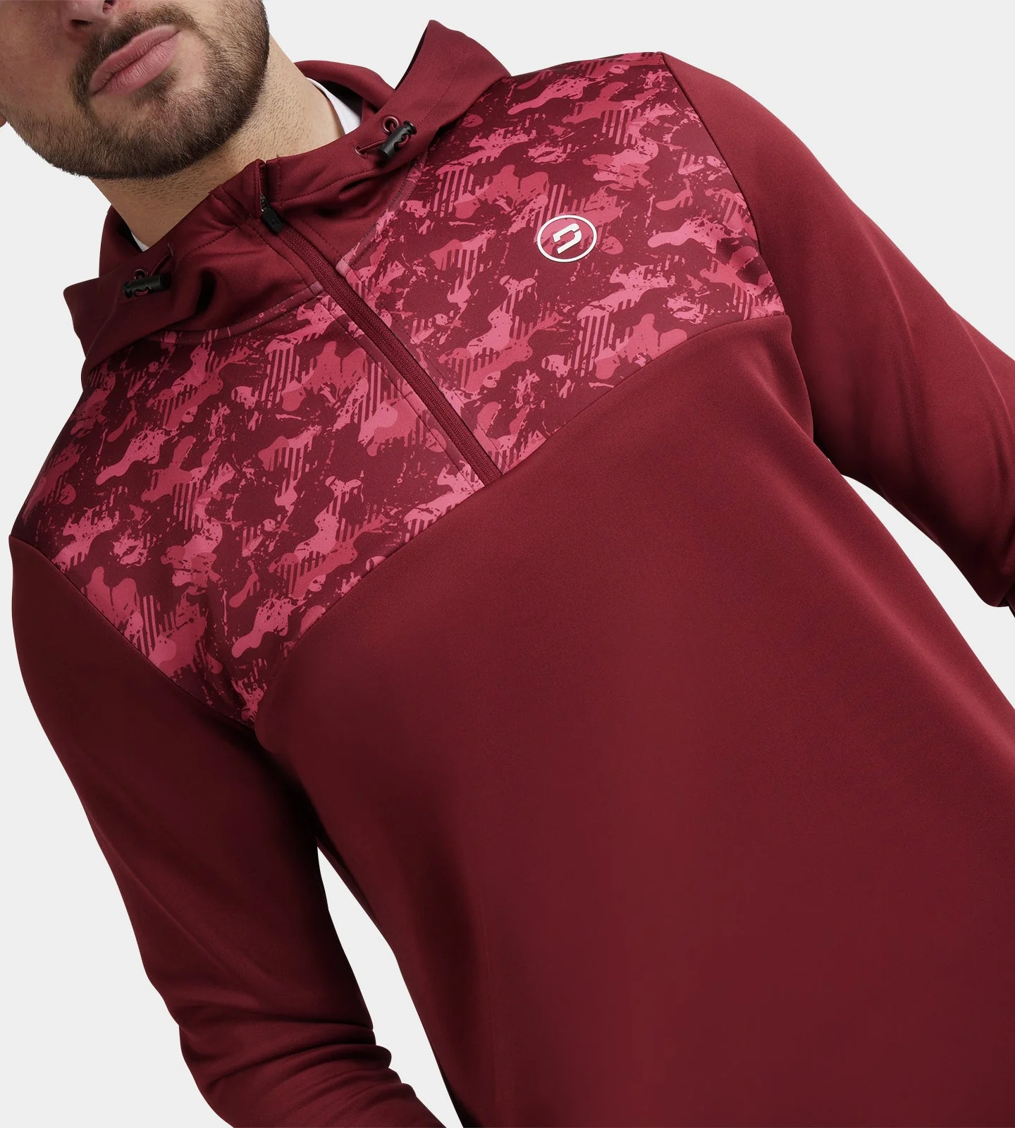 CAMO HOODIE - RED - Image 4