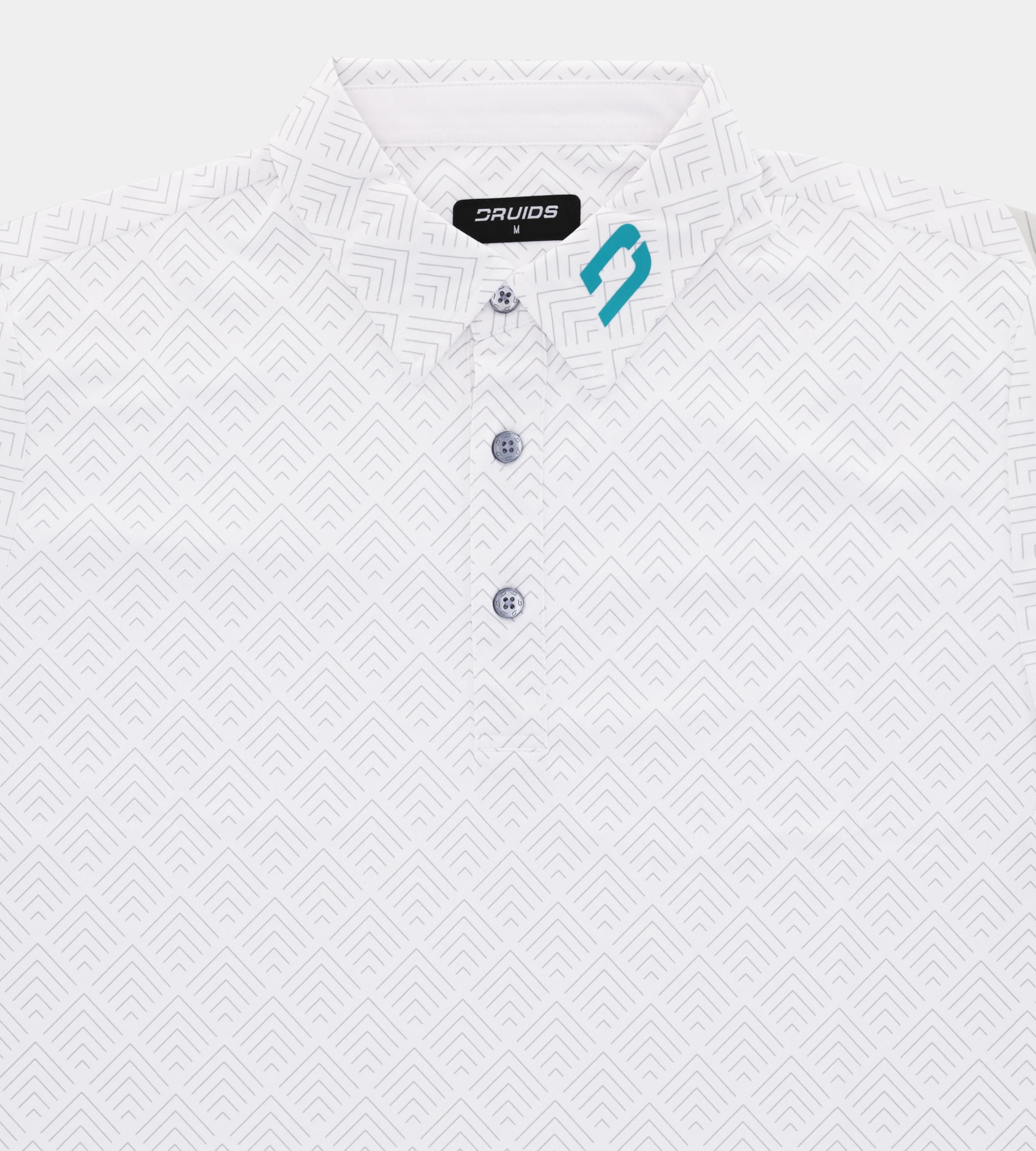 CHEVRON POLO - WHITE - Image 3