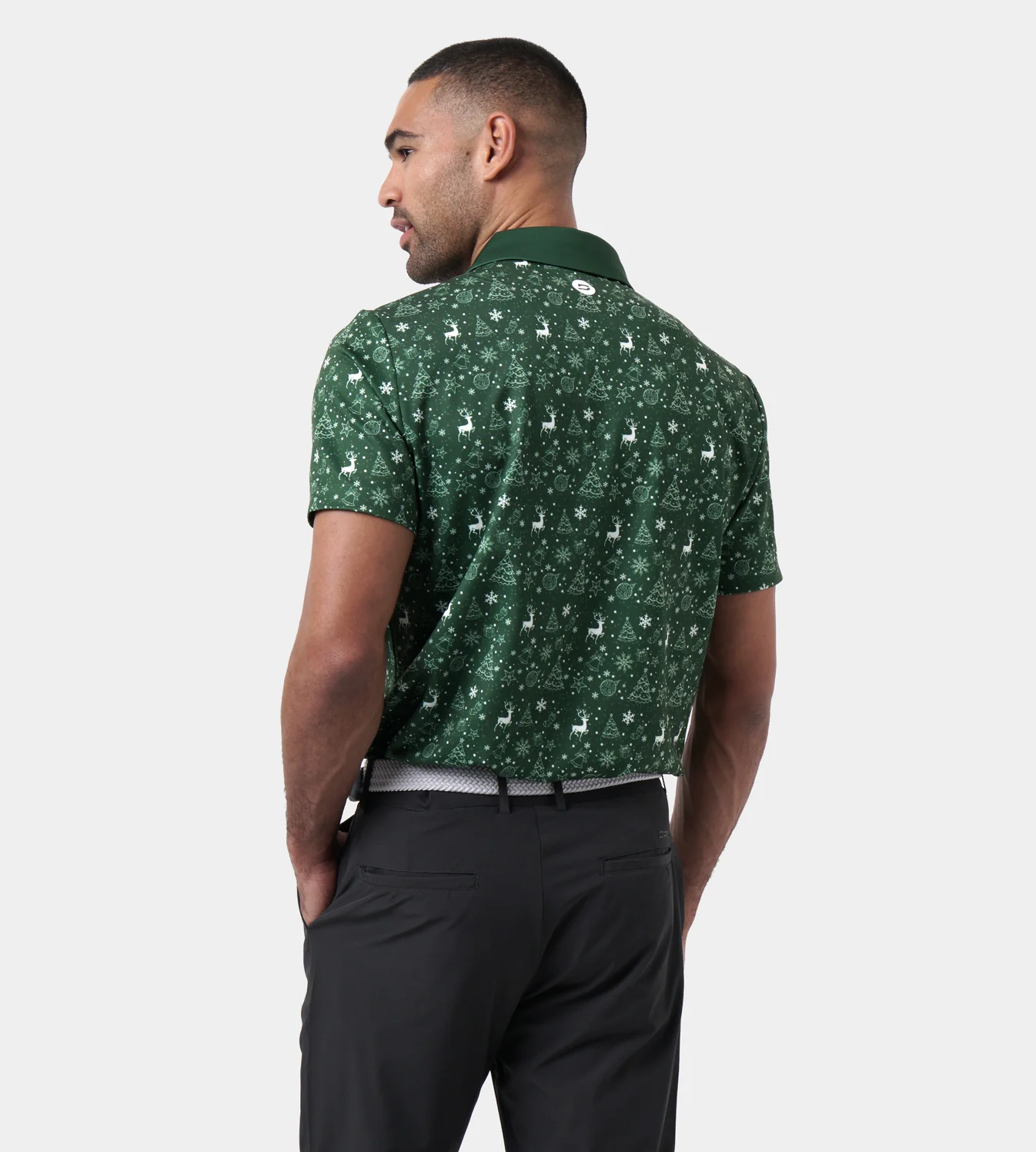 CHRISTMAS POLO - GREEN - Image 5