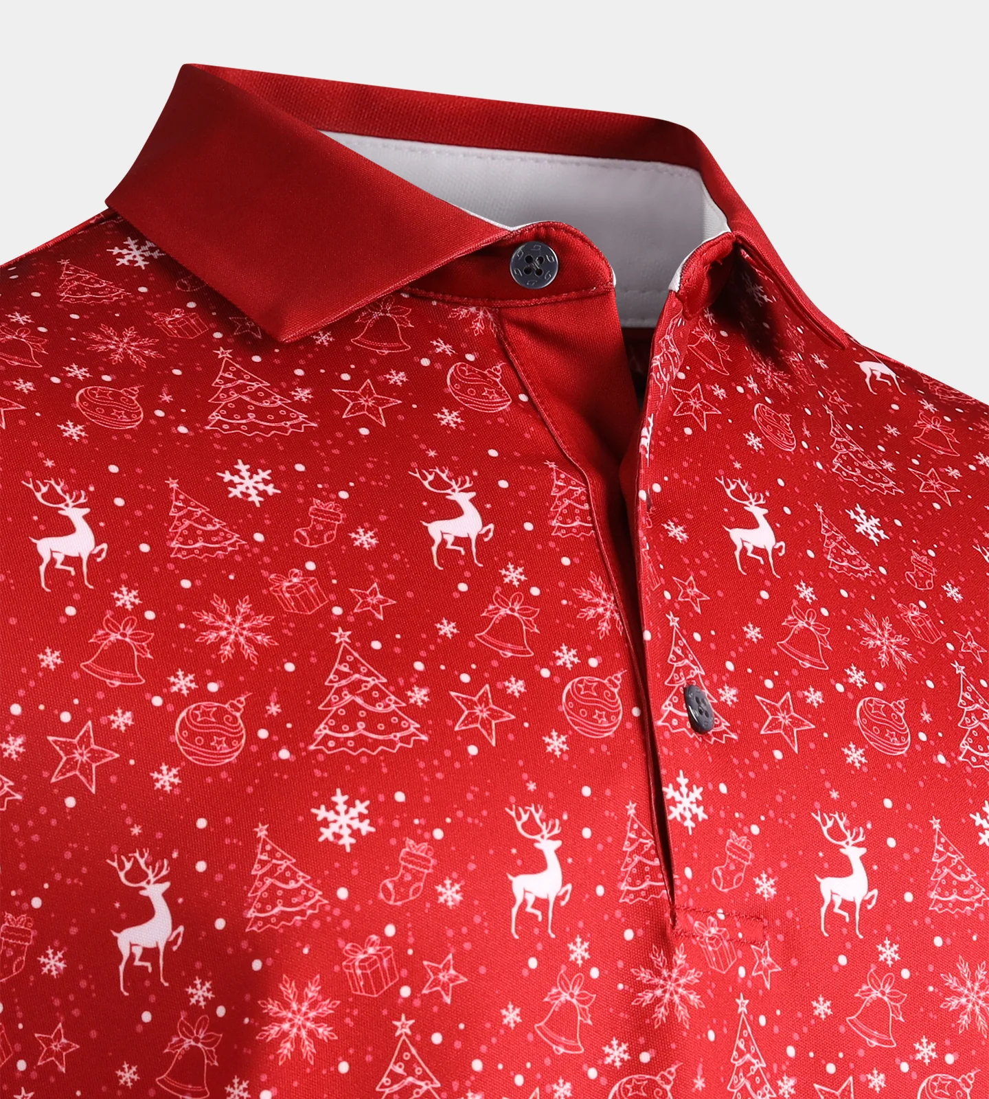 CHRISTMAS POLO - RED - Image 6