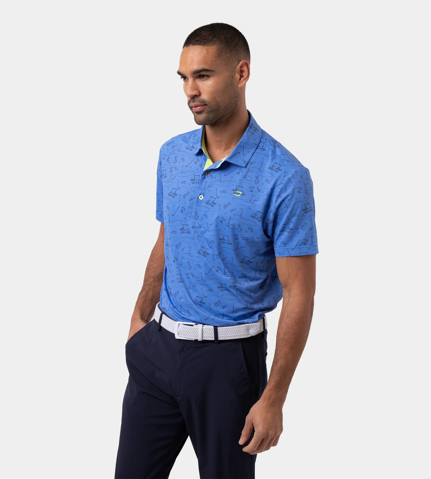 CIRCUIT POLO - BLUE - Image 3