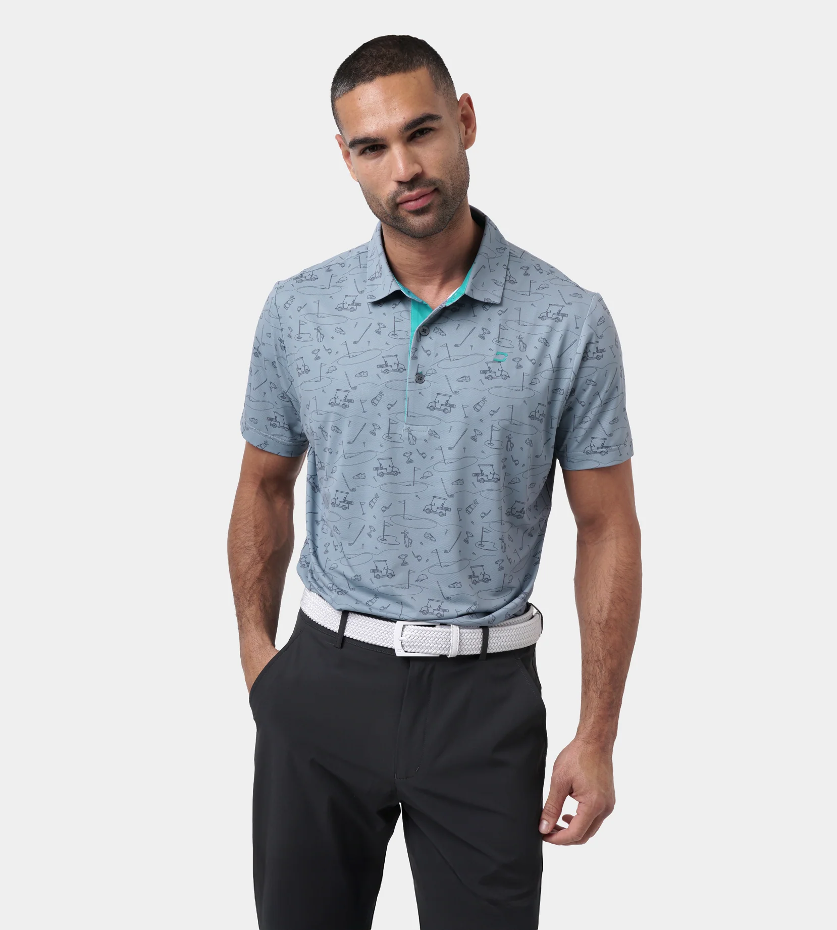 CIRCUIT POLO - GREY - Image 3