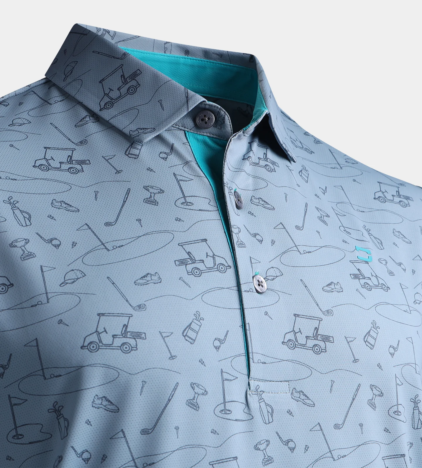 CIRCUIT POLO - GREY - Image 6