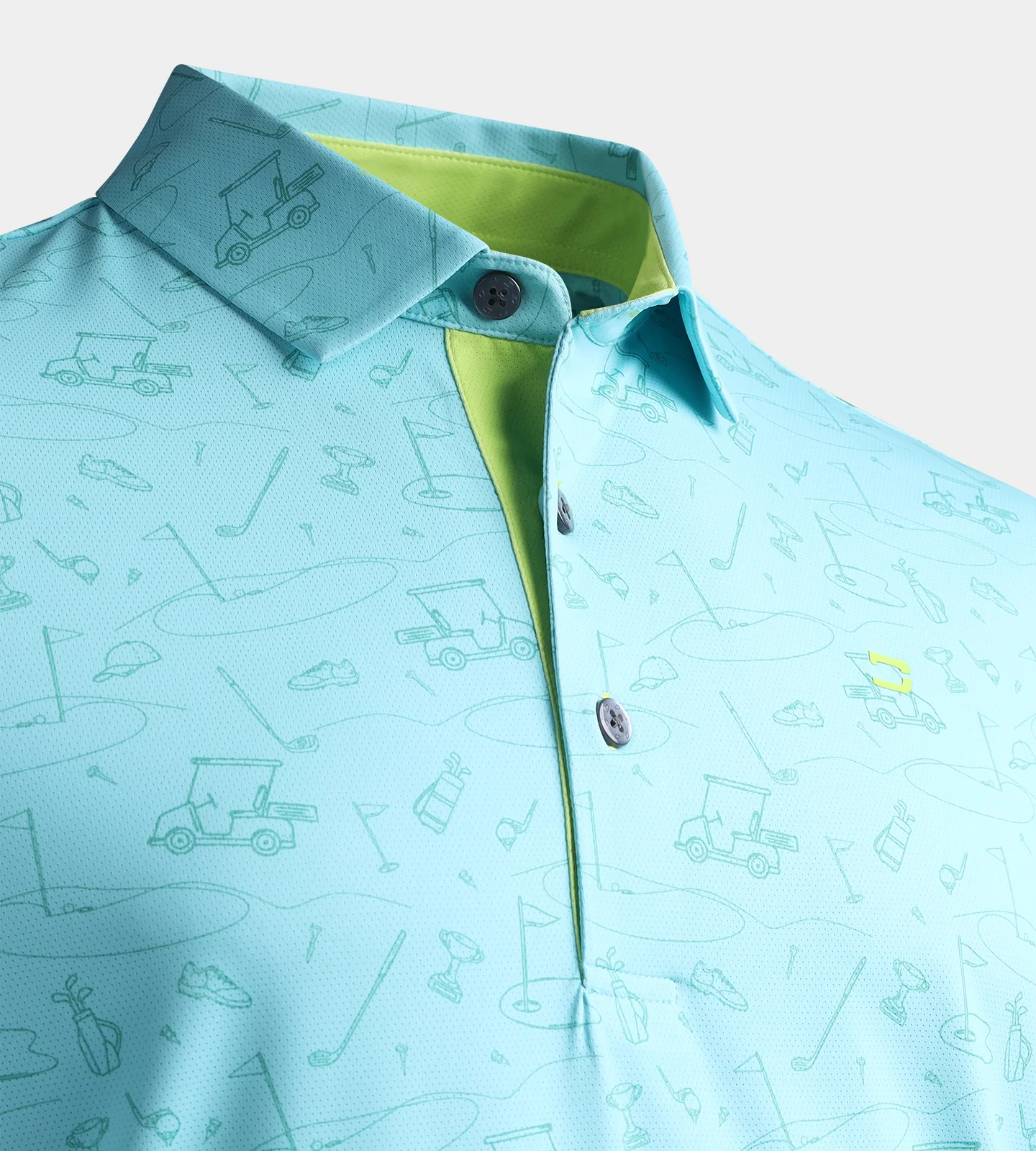 CIRCUIT POLO - MINT - Image 6