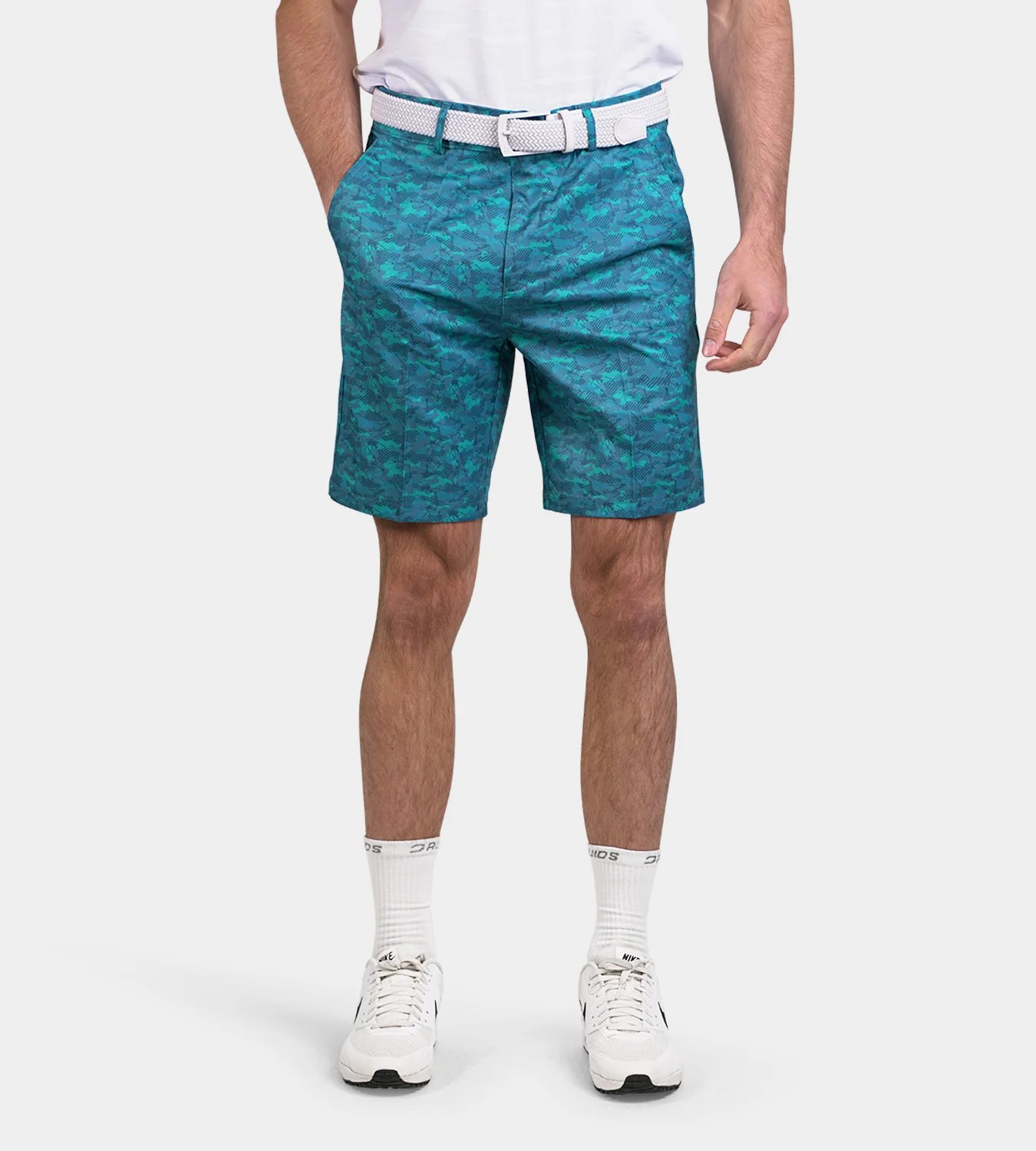 CLIMA CAMO SHORTS - TEAL - Image 5