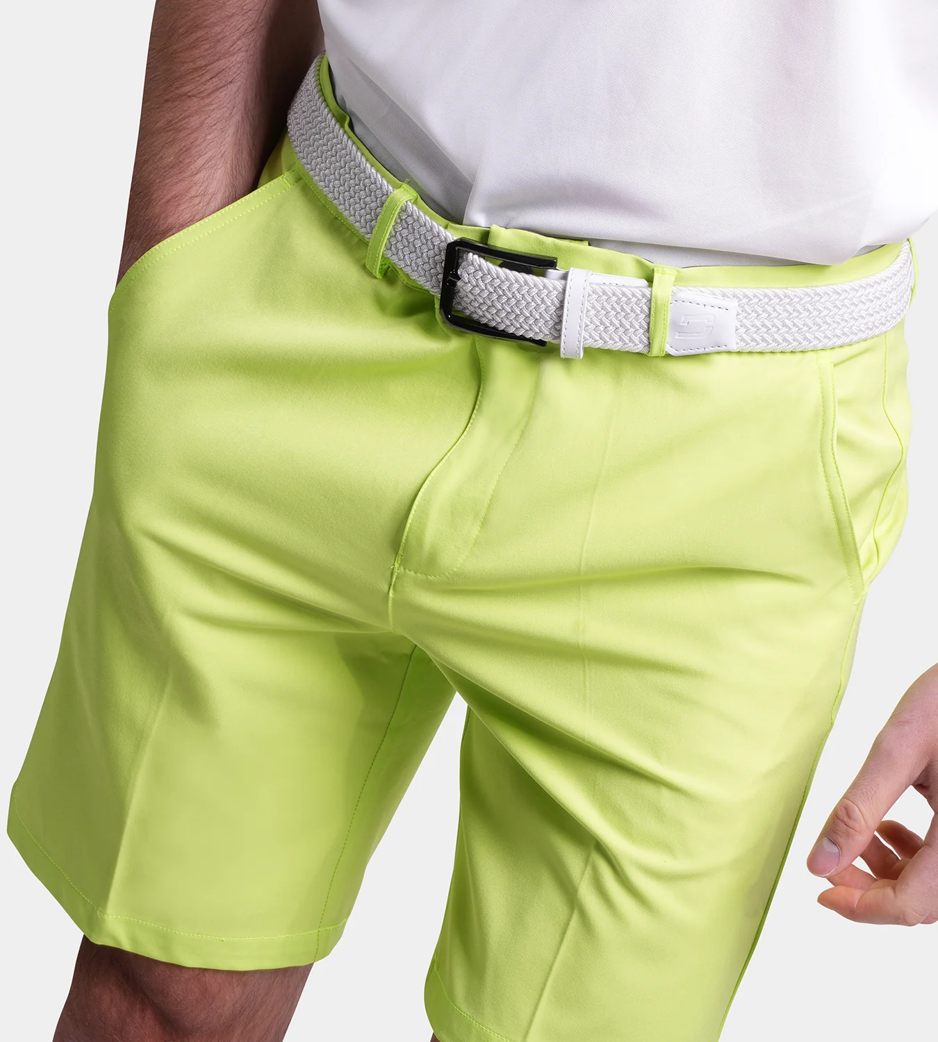 CLIMA GOLF SHORTS - LIME - Image 8
