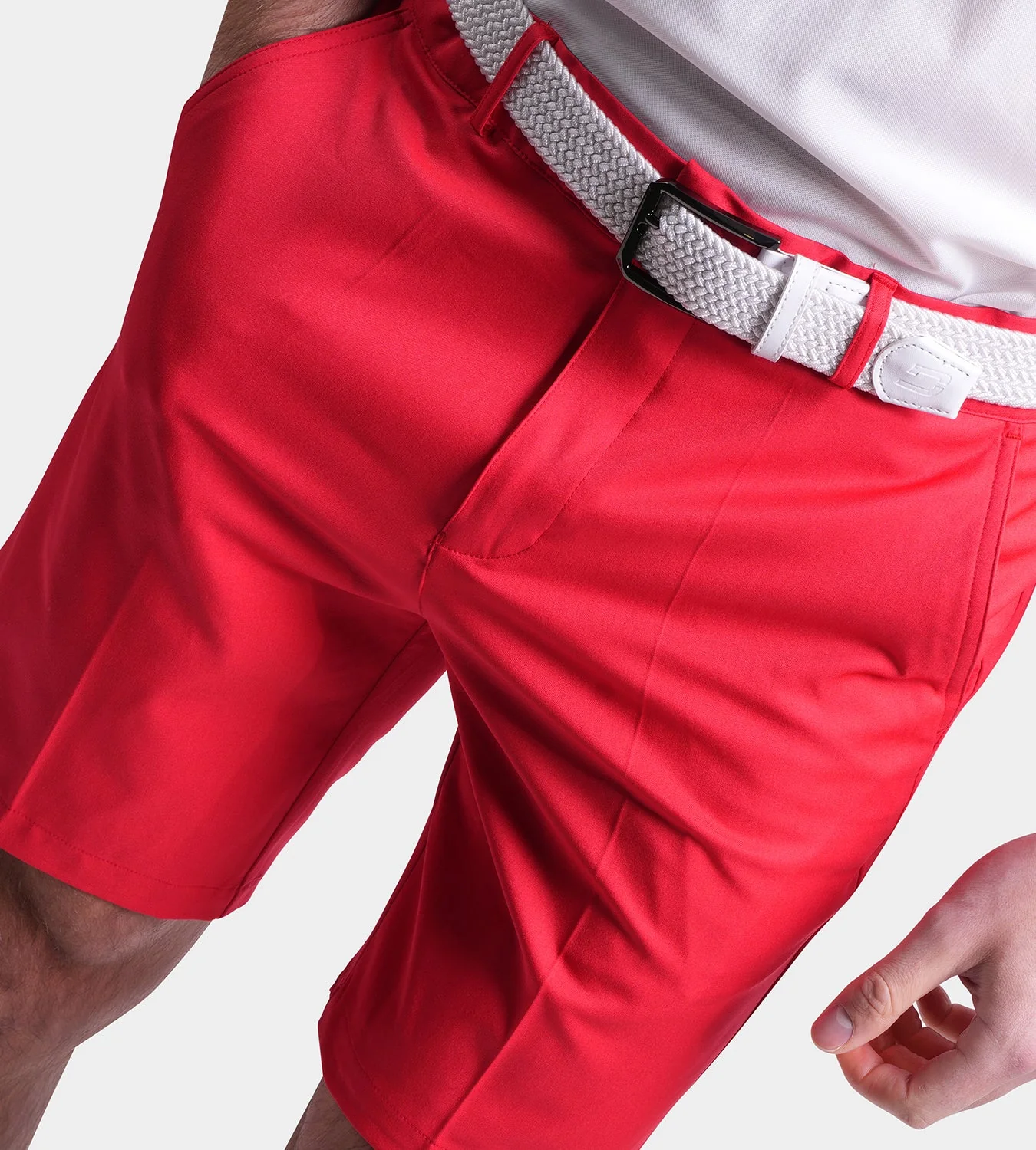 CLIMA GOLF SHORTS - RED - Image 4