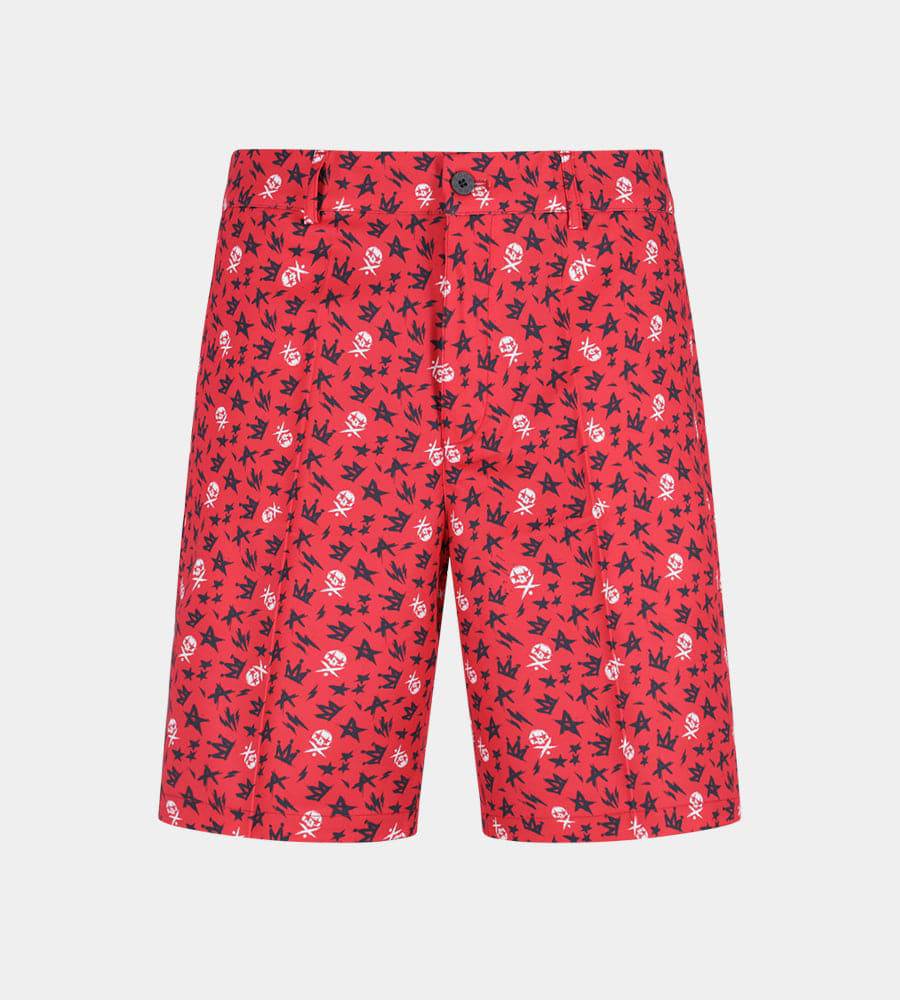 CLIMA GRUNGE SKULLZ SHORTS - RED - Image 10