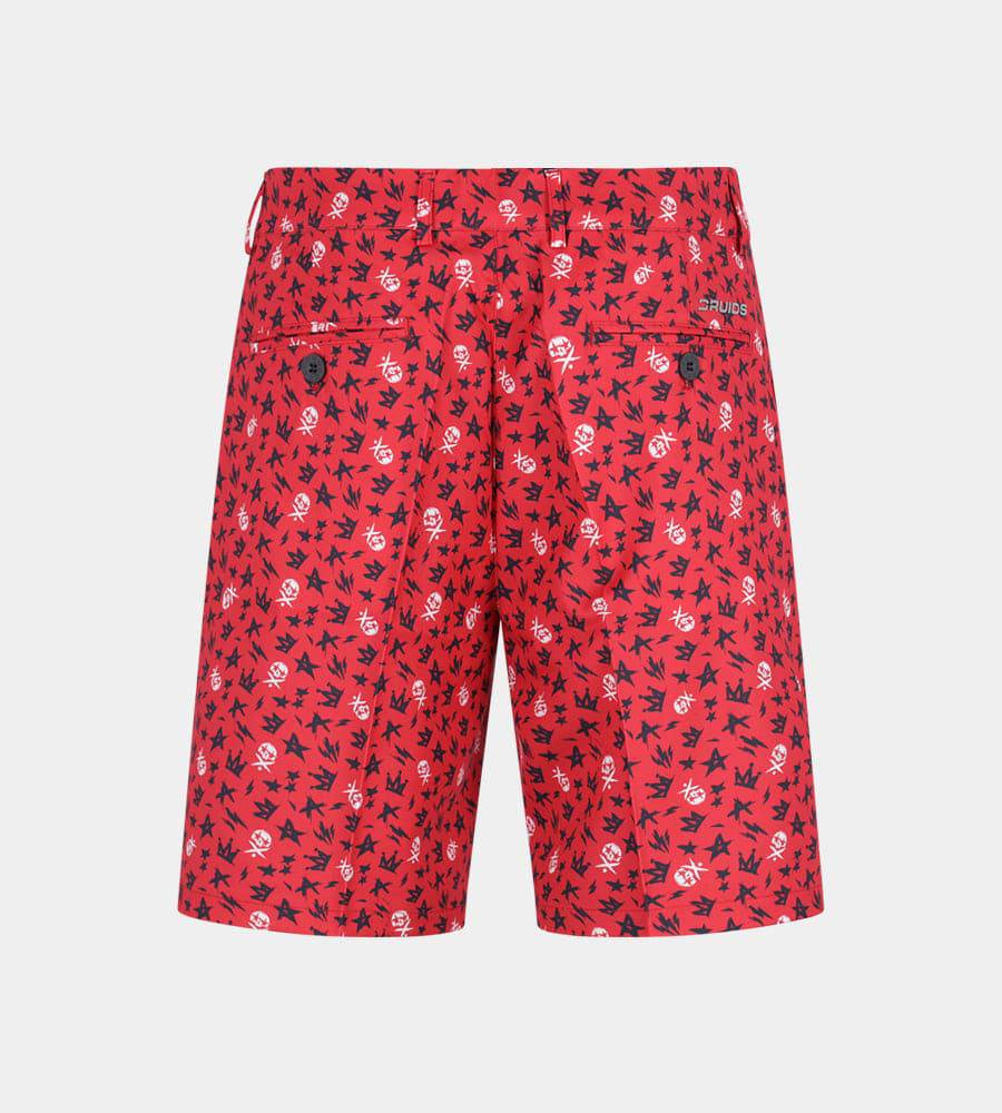 CLIMA GRUNGE SKULLZ SHORTS - RED - Image 11