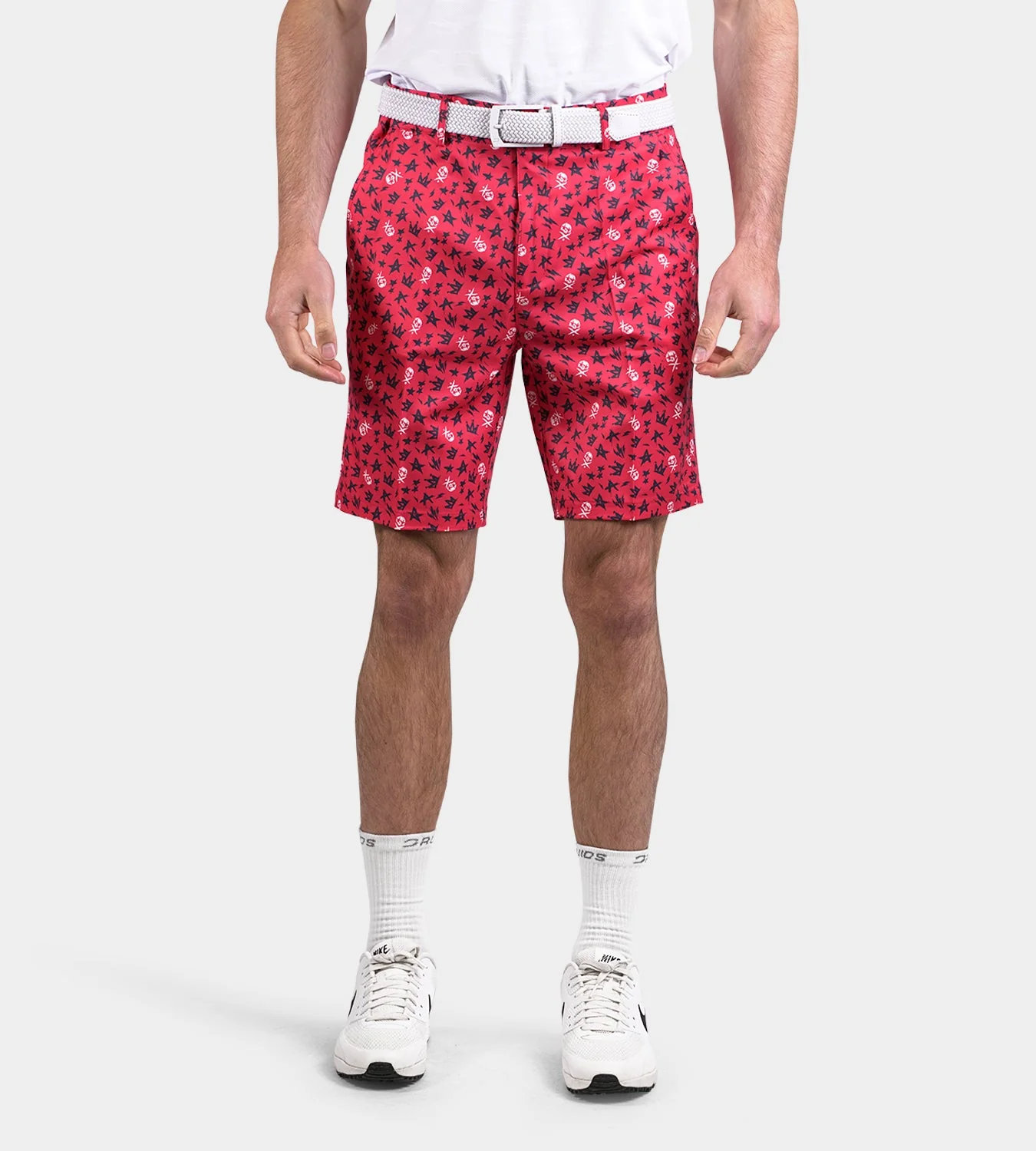 CLIMA GRUNGE SKULLZ SHORTS - RED - Image 2