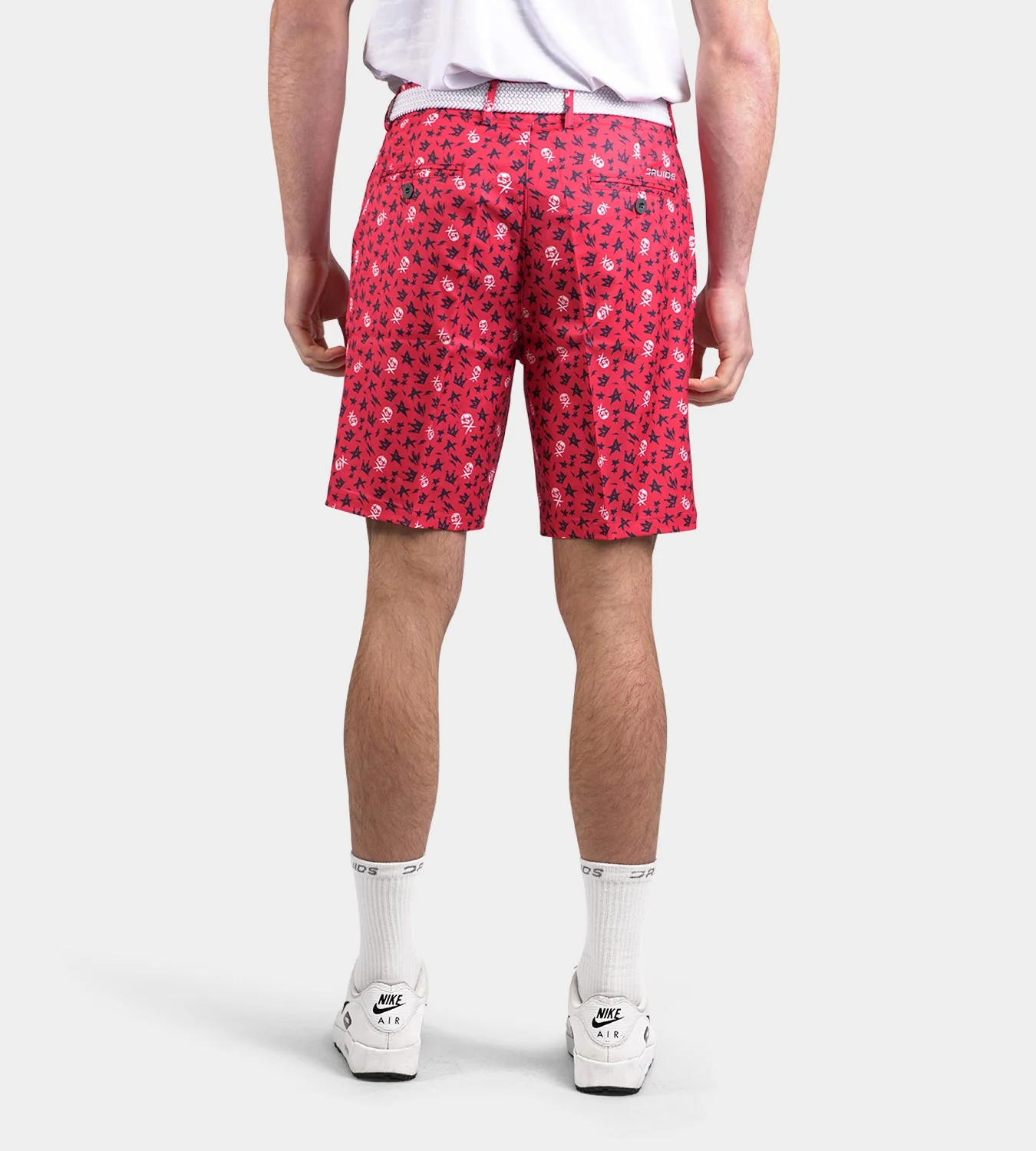 CLIMA GRUNGE SKULLZ SHORTS - RED - Image 3