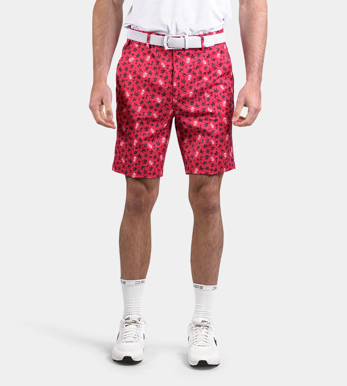 CLIMA GRUNGE SKULLZ SHORTS - RED - Image 6