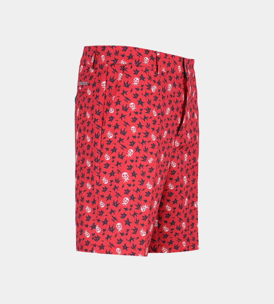 CLIMA GRUNGE SKULLZ SHORTS - RED - Image 9