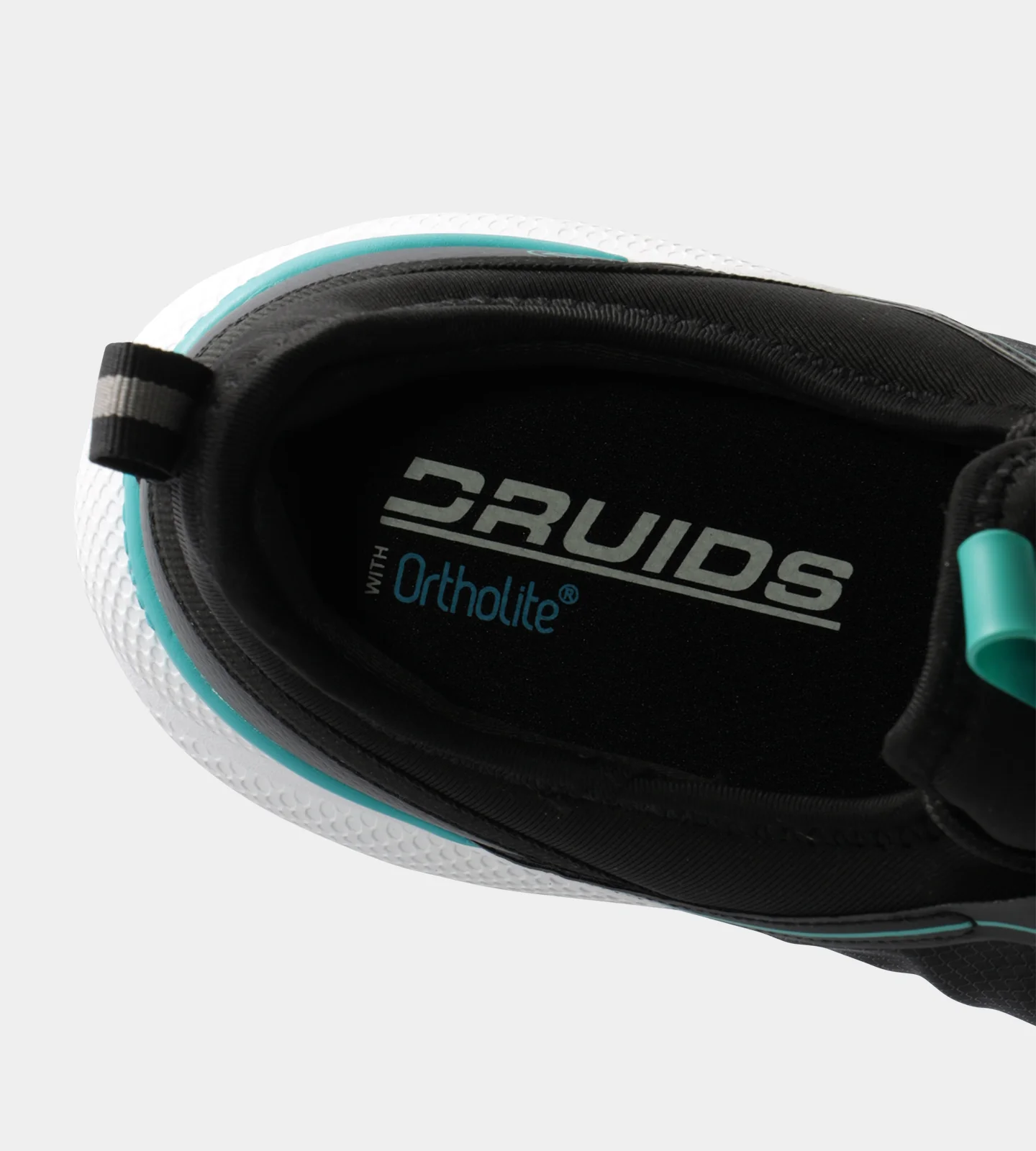 CREST GOLF SHOES - BLACK/TEAL - Image 7