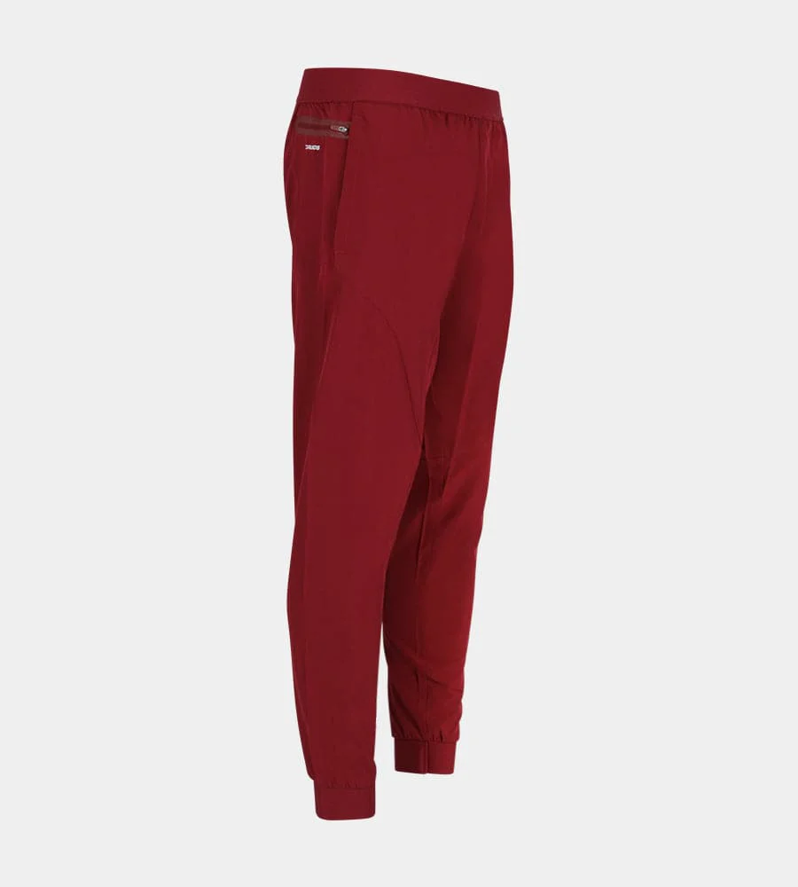 LUXE GOLF JOGGERS - BURGUNDY - Image 7